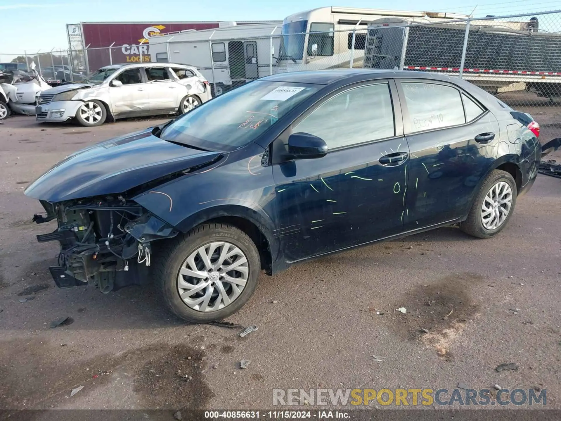 2 Photograph of a damaged car 2T1BURHE1KC233637 TOYOTA COROLLA 2019