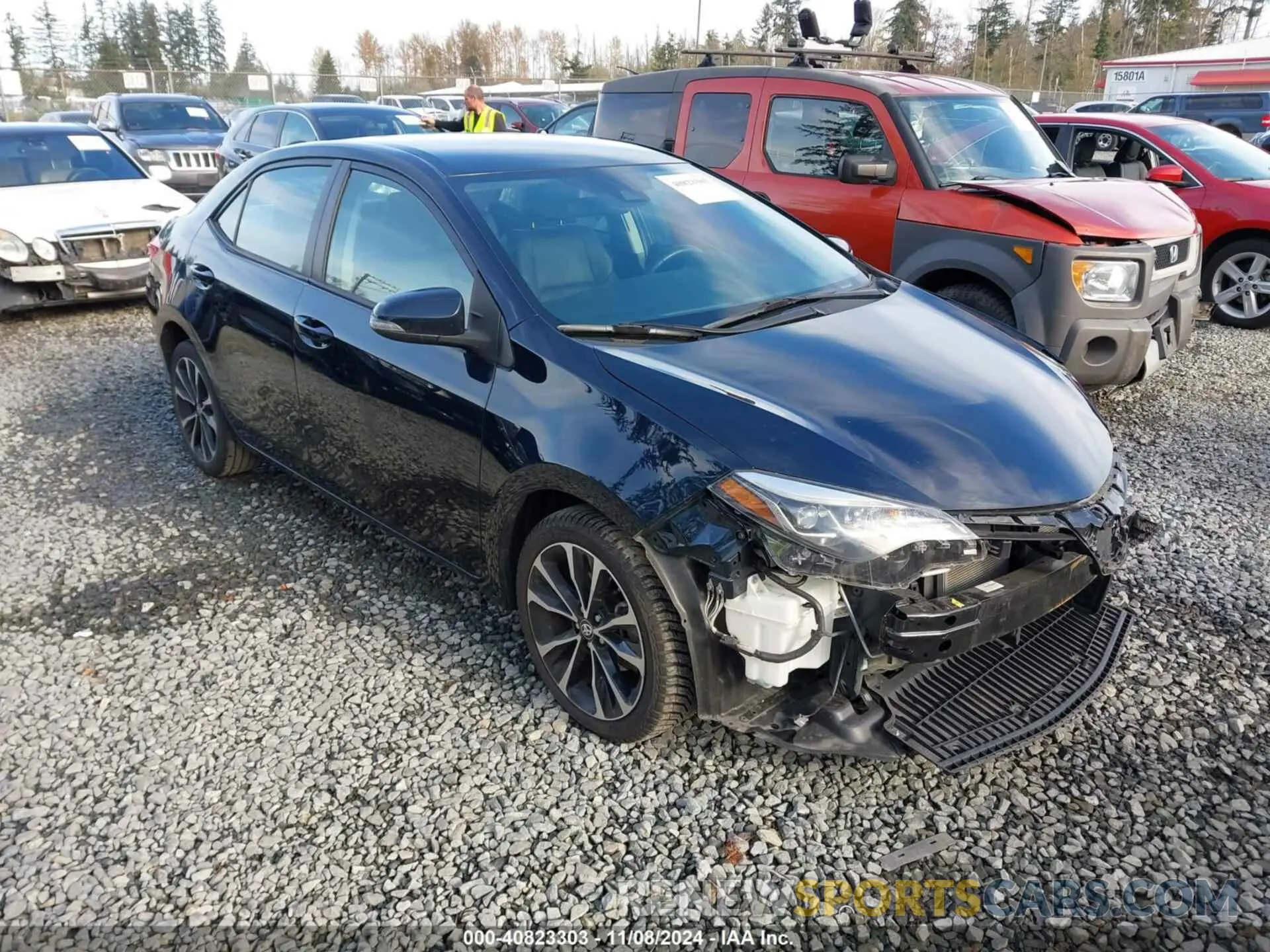 1 Photograph of a damaged car 2T1BURHE1KC234822 TOYOTA COROLLA 2019