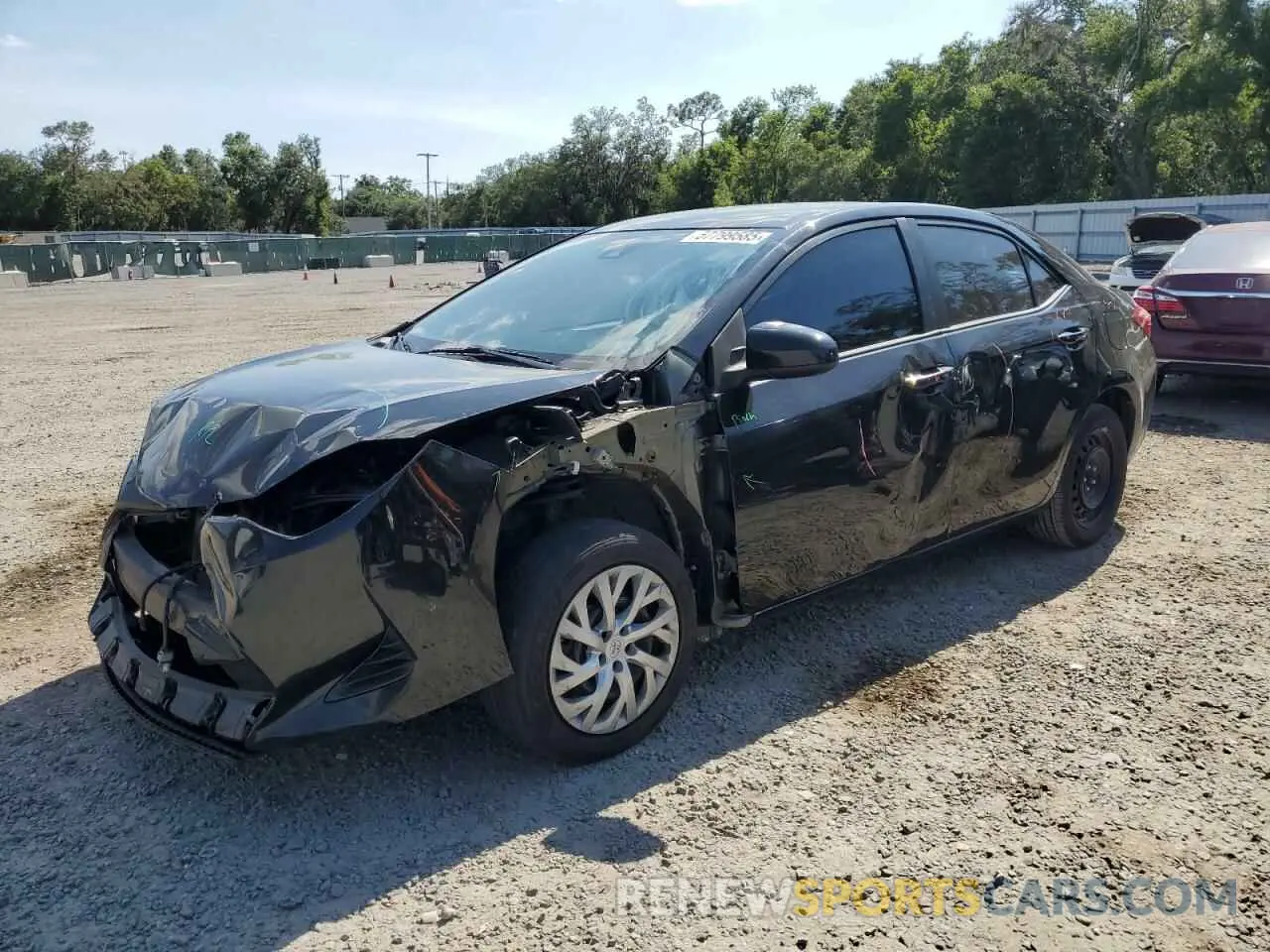 1 Photograph of a damaged car 2T1BURHE1KC235789 TOYOTA COROLLA 2019
