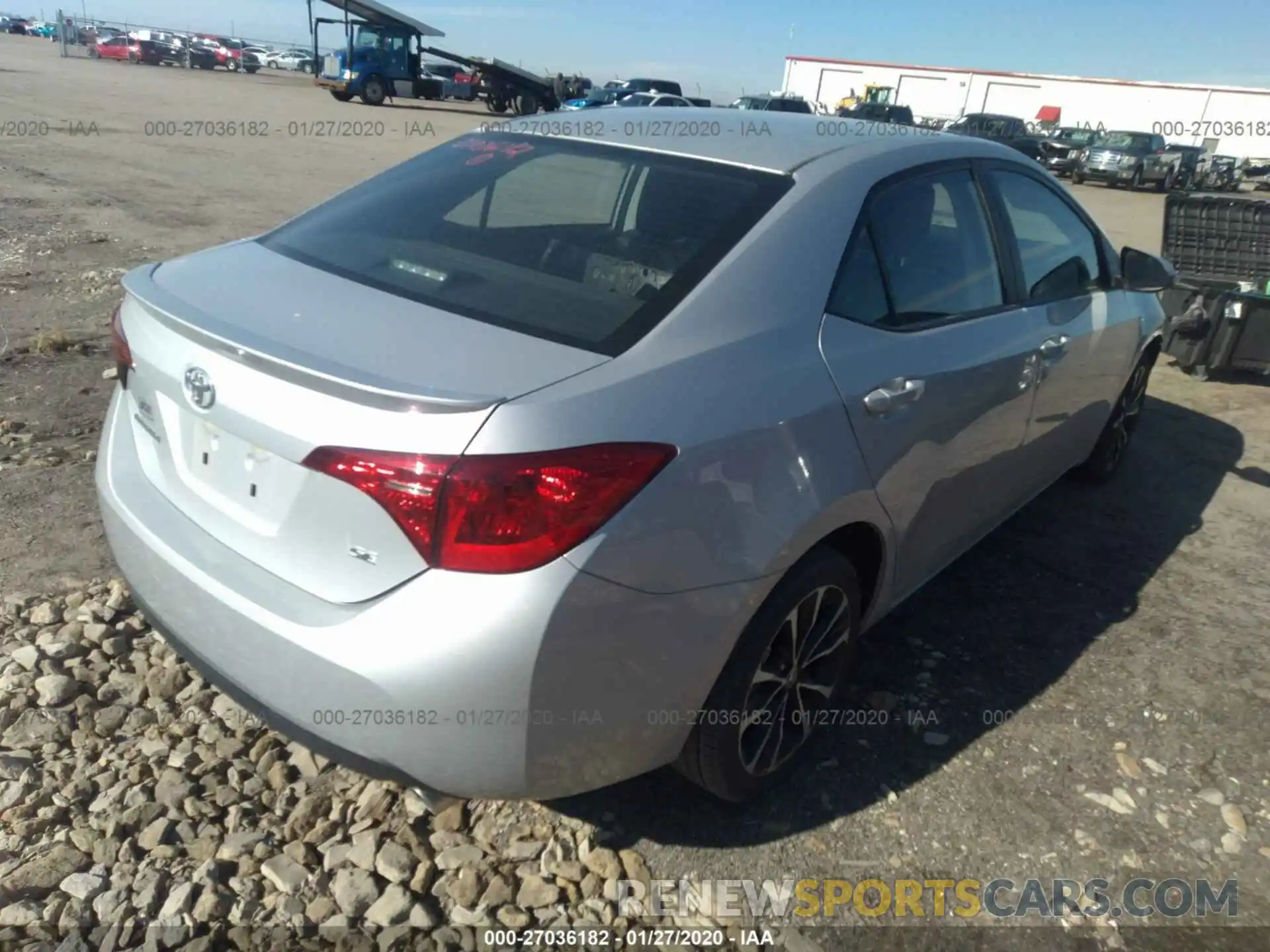 4 Photograph of a damaged car 2T1BURHE1KC237185 TOYOTA COROLLA 2019