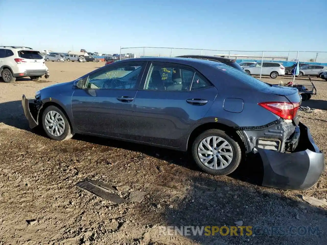 2 Photograph of a damaged car 2T1BURHE1KC240488 TOYOTA COROLLA 2019