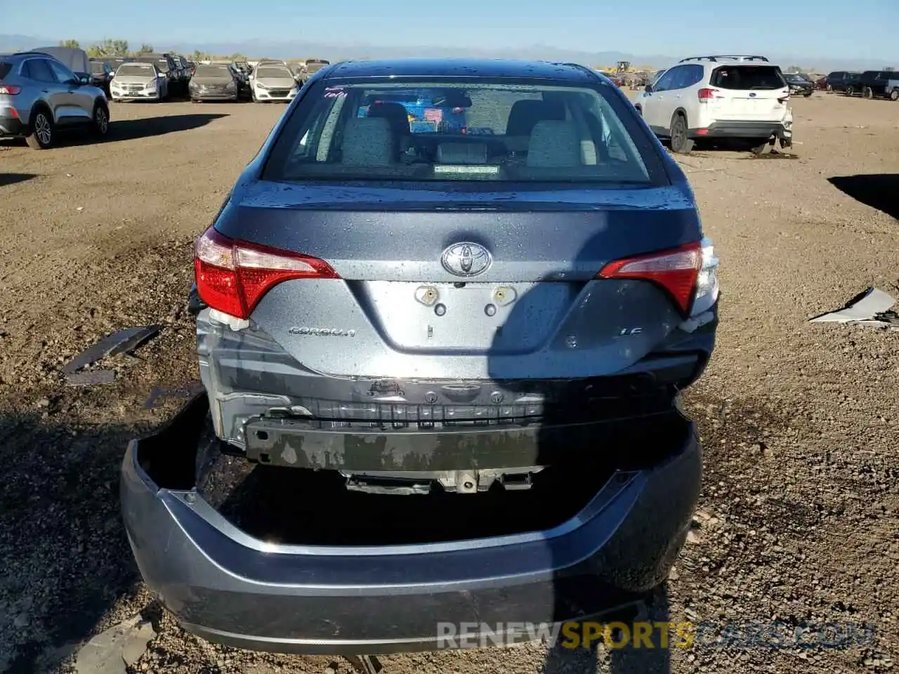 6 Photograph of a damaged car 2T1BURHE1KC240488 TOYOTA COROLLA 2019