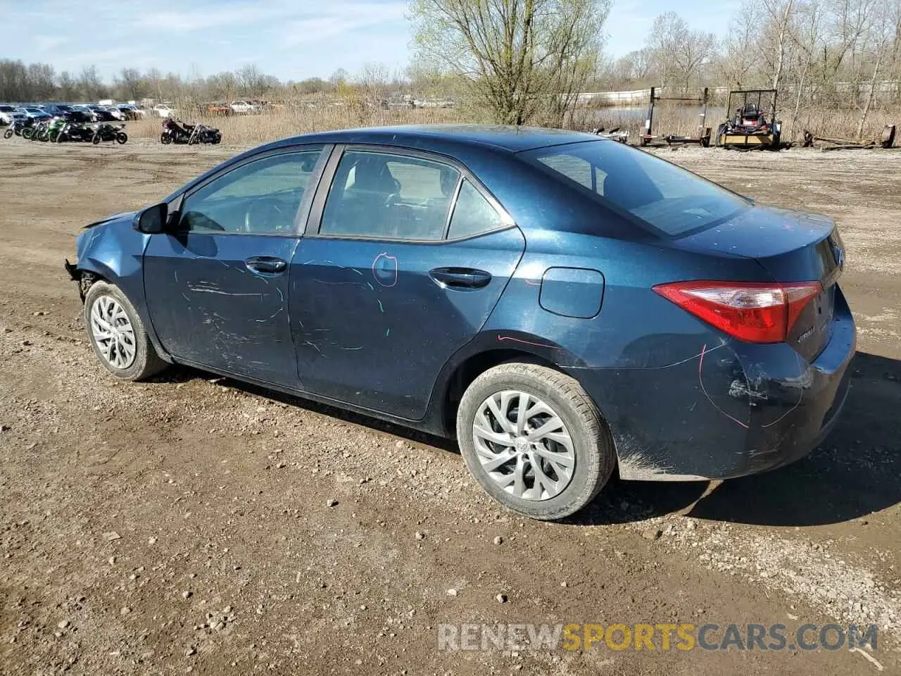 2 Photograph of a damaged car 2T1BURHE1KC245366 TOYOTA COROLLA 2019