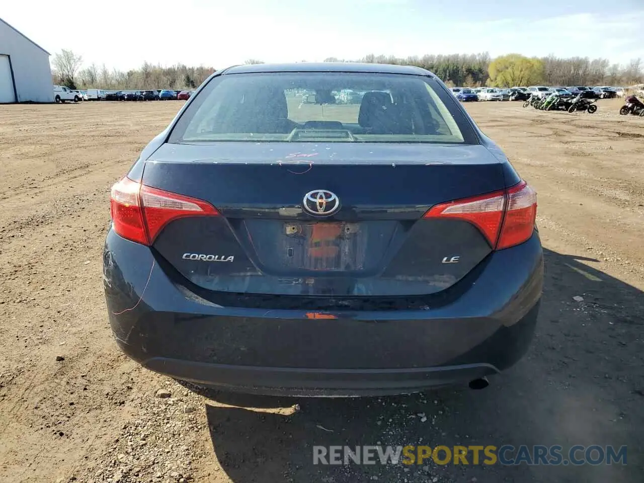 6 Photograph of a damaged car 2T1BURHE1KC245366 TOYOTA COROLLA 2019