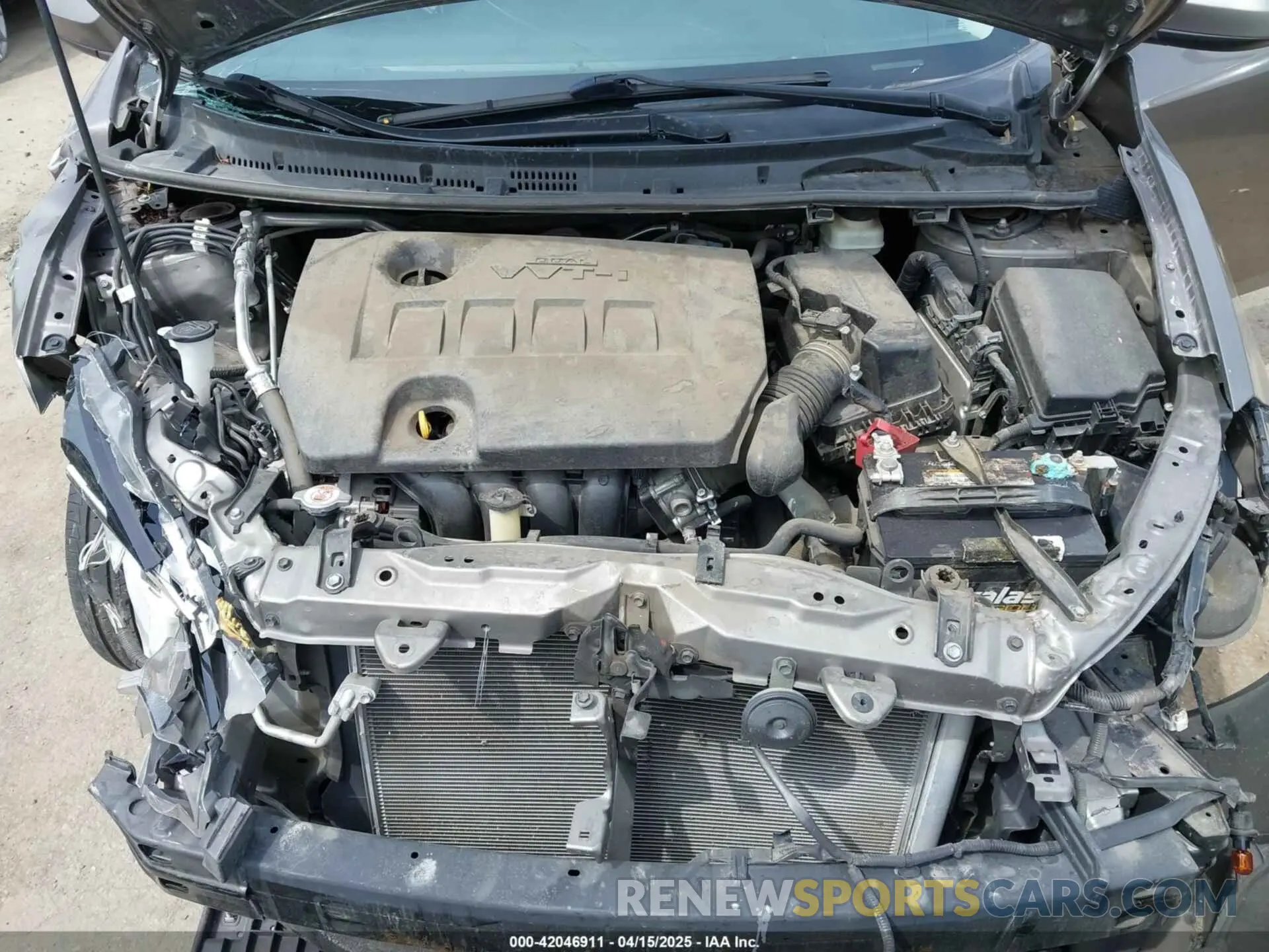 10 Photograph of a damaged car 2T1BURHE2KC127455 TOYOTA COROLLA 2019