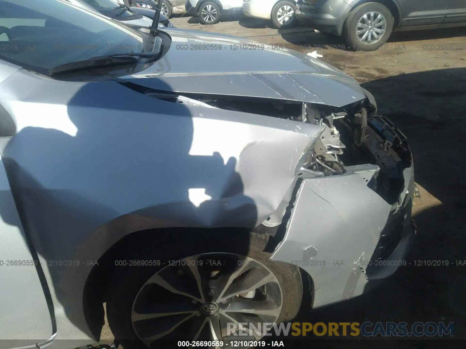 6 Photograph of a damaged car 2T1BURHE2KC128721 TOYOTA COROLLA 2019