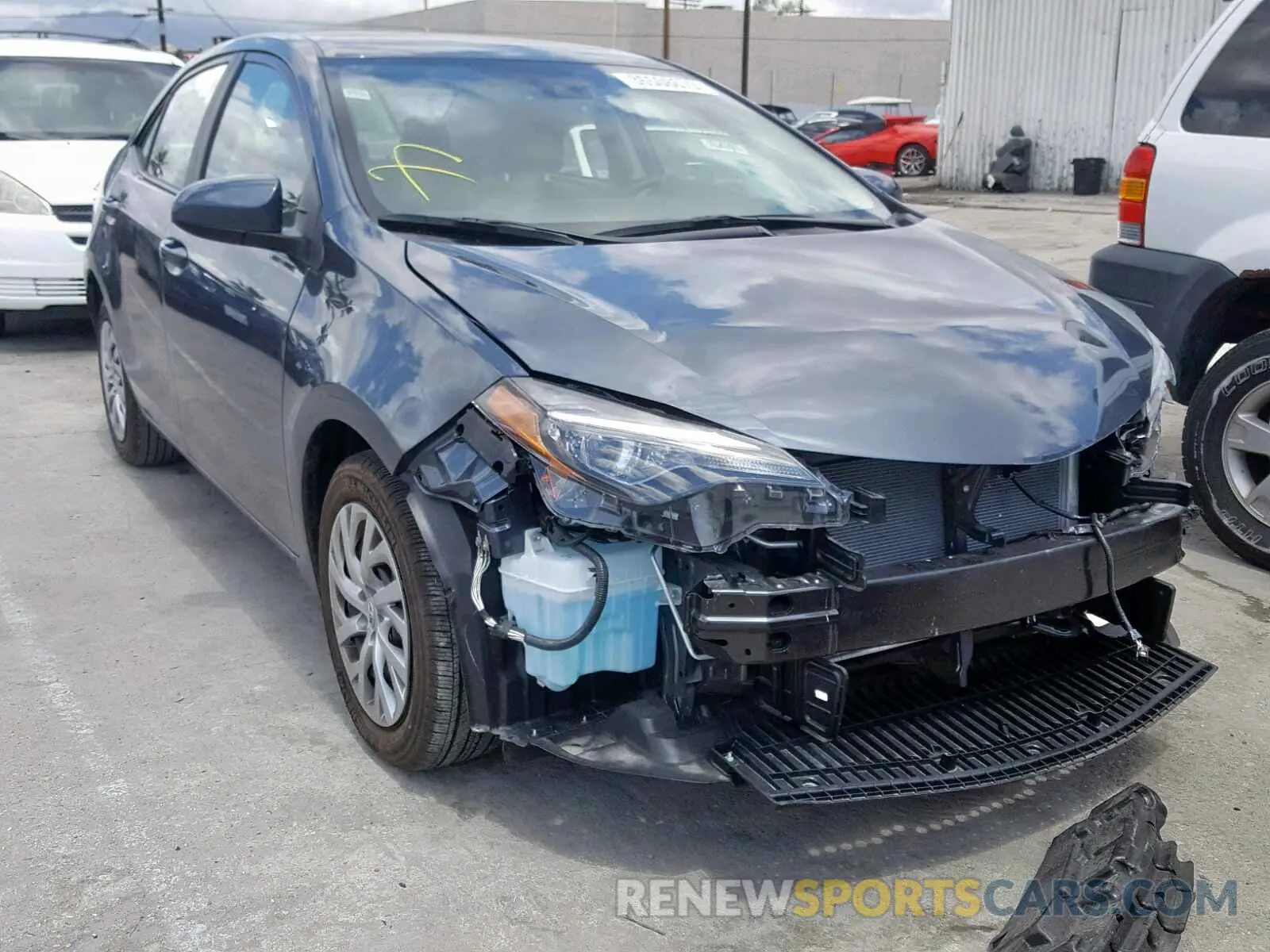 1 Photograph of a damaged car 2T1BURHE2KC129917 TOYOTA COROLLA 2019