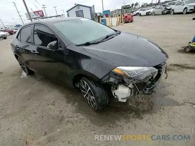 10 Photograph of a damaged car 2T1BURHE2KC130632 TOYOTA COROLLA 2019