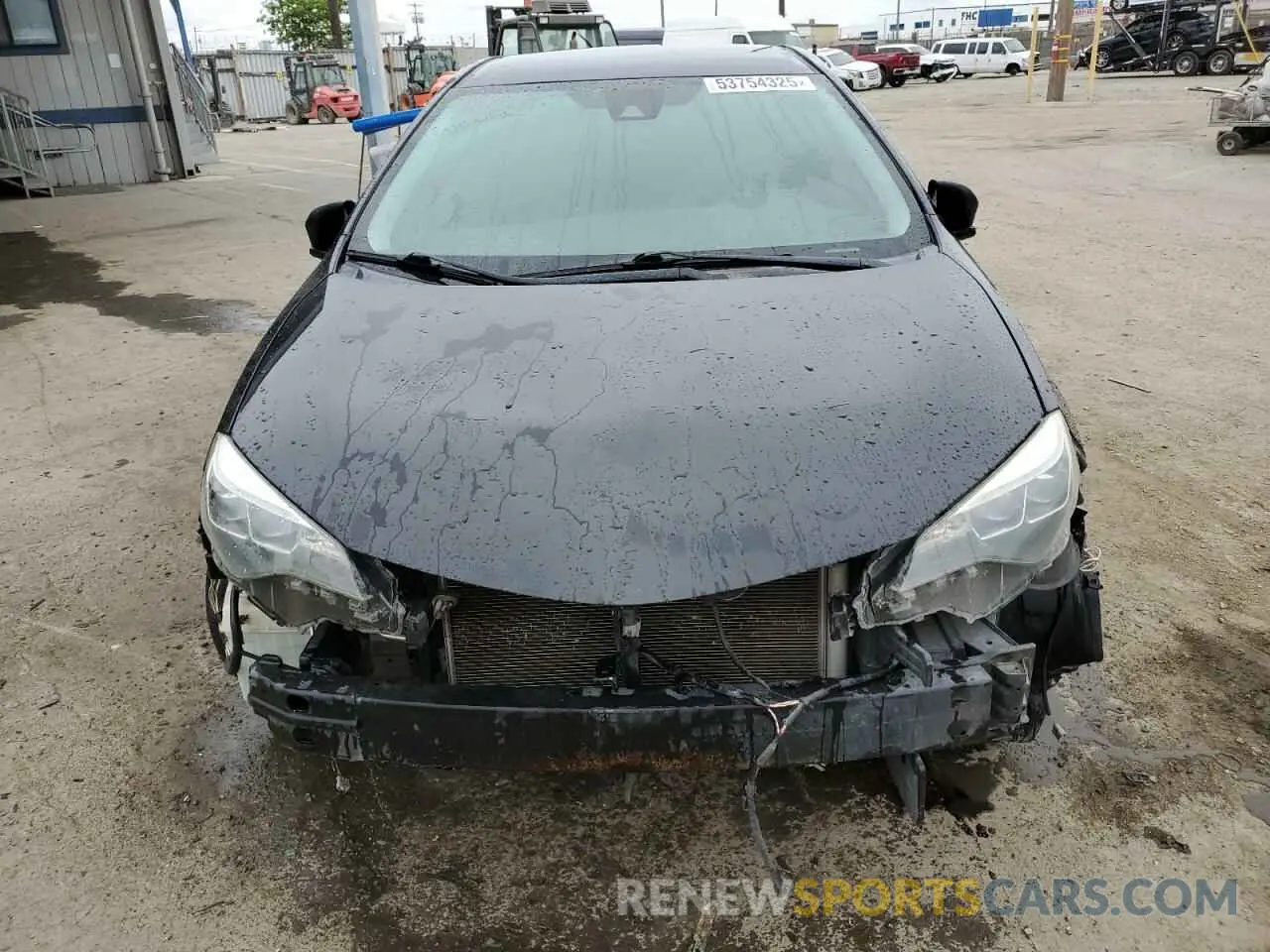5 Photograph of a damaged car 2T1BURHE2KC130632 TOYOTA COROLLA 2019