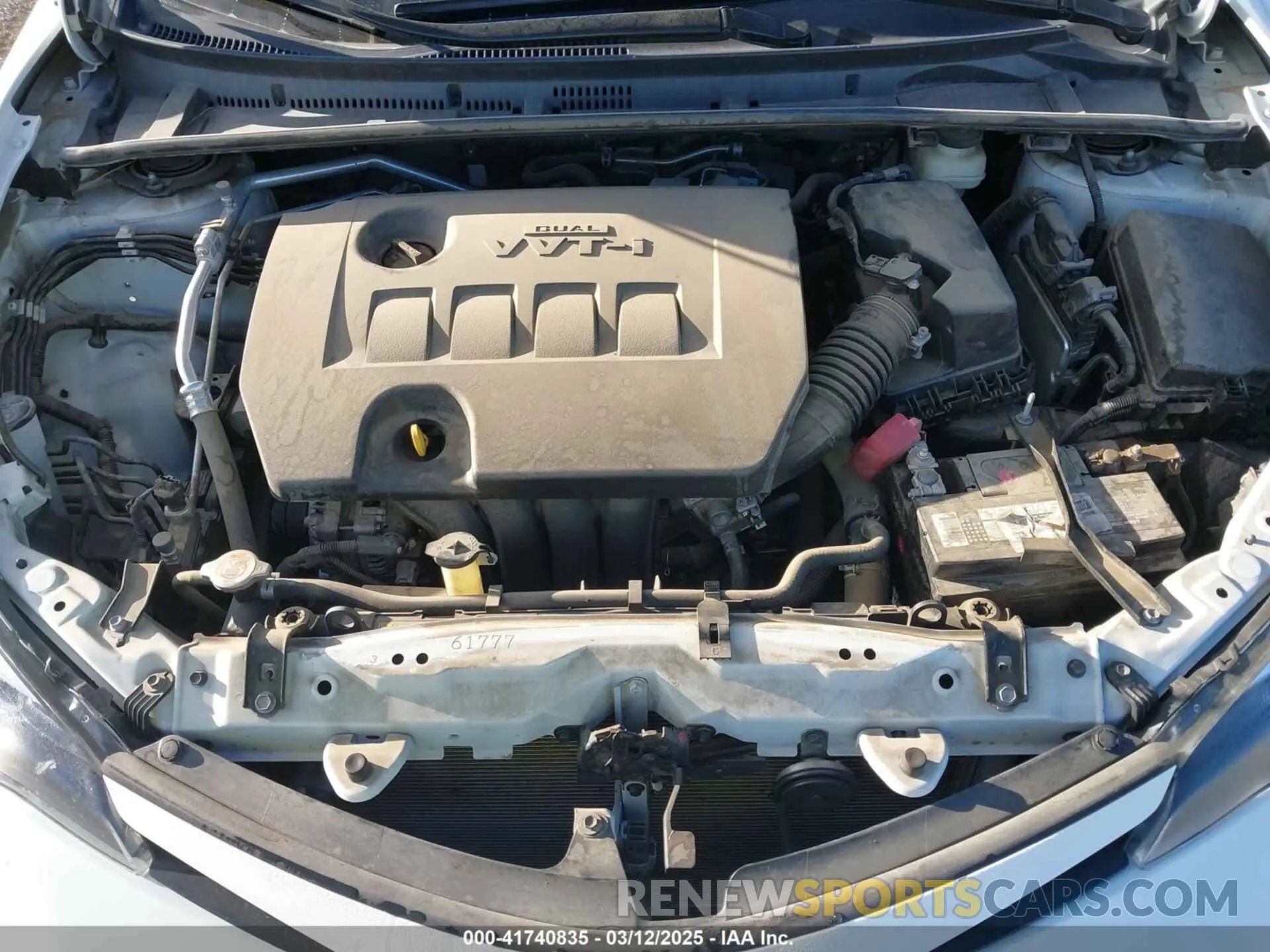 10 Photograph of a damaged car 2T1BURHE2KC133594 TOYOTA COROLLA 2019