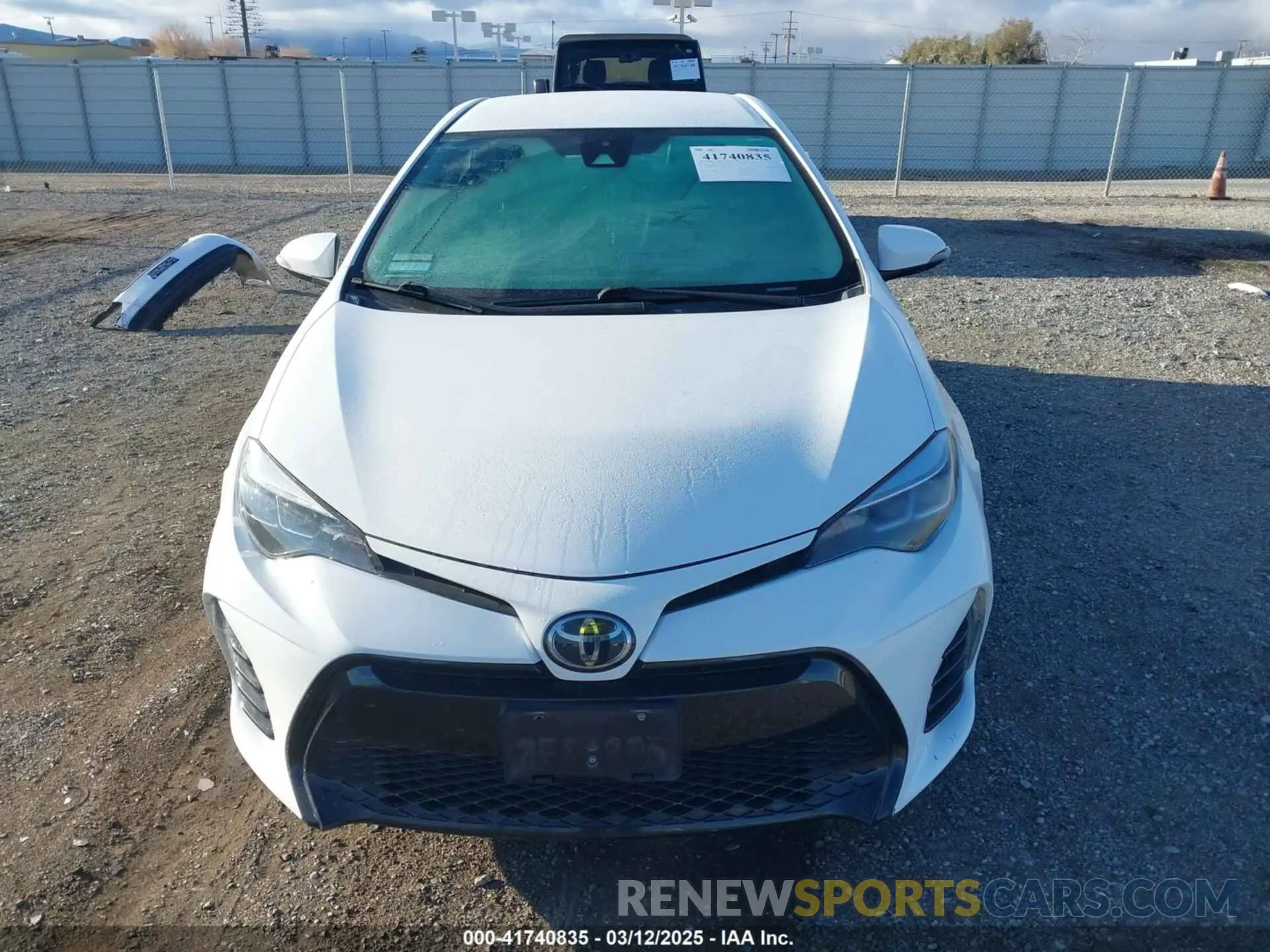 13 Photograph of a damaged car 2T1BURHE2KC133594 TOYOTA COROLLA 2019