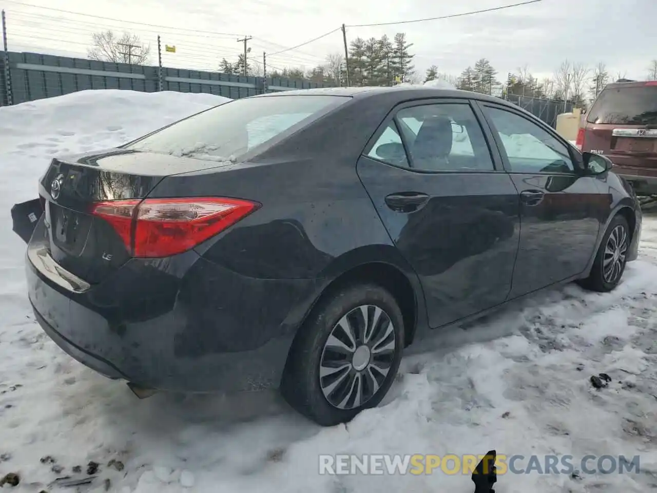 3 Photograph of a damaged car 2T1BURHE2KC137337 TOYOTA COROLLA 2019