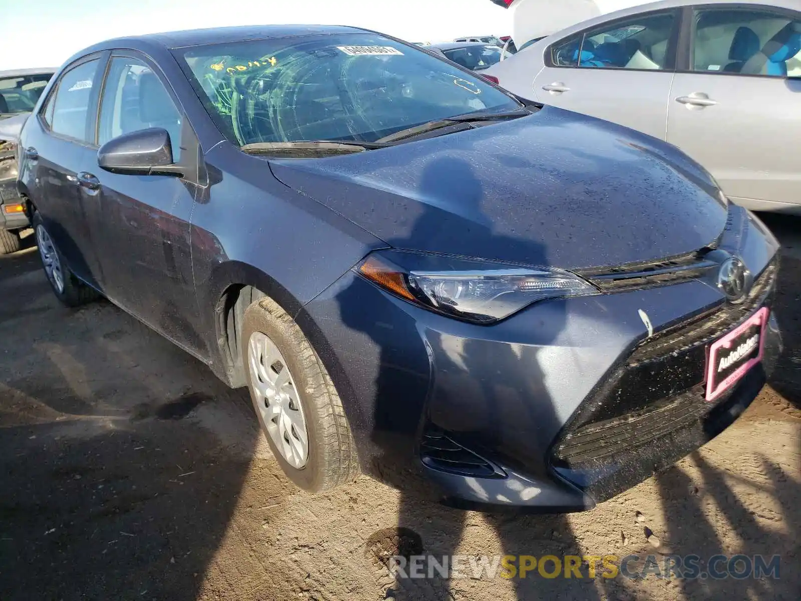 1 Photograph of a damaged car 2T1BURHE2KC138505 TOYOTA COROLLA 2019