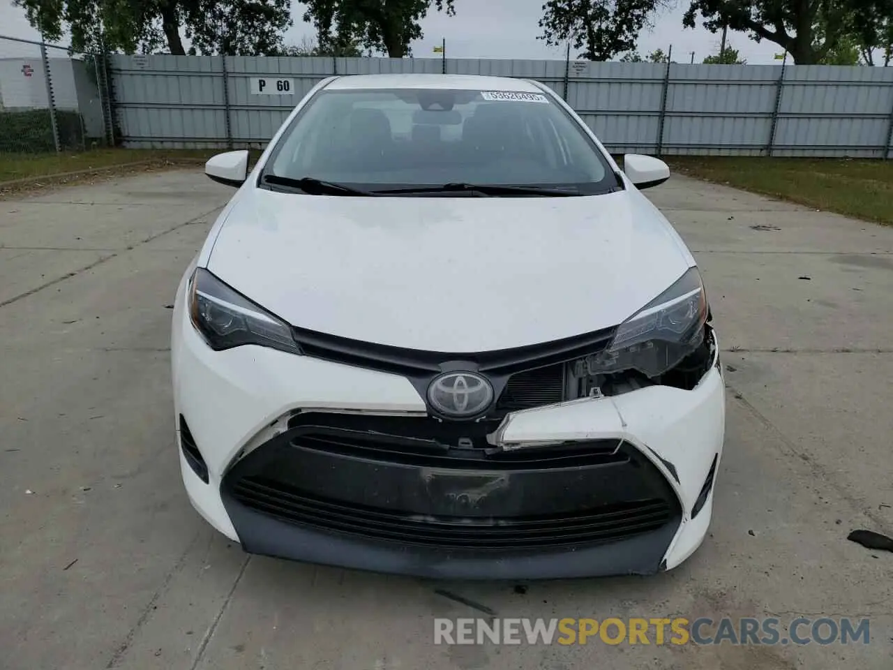 5 Photograph of a damaged car 2T1BURHE2KC149004 TOYOTA COROLLA 2019