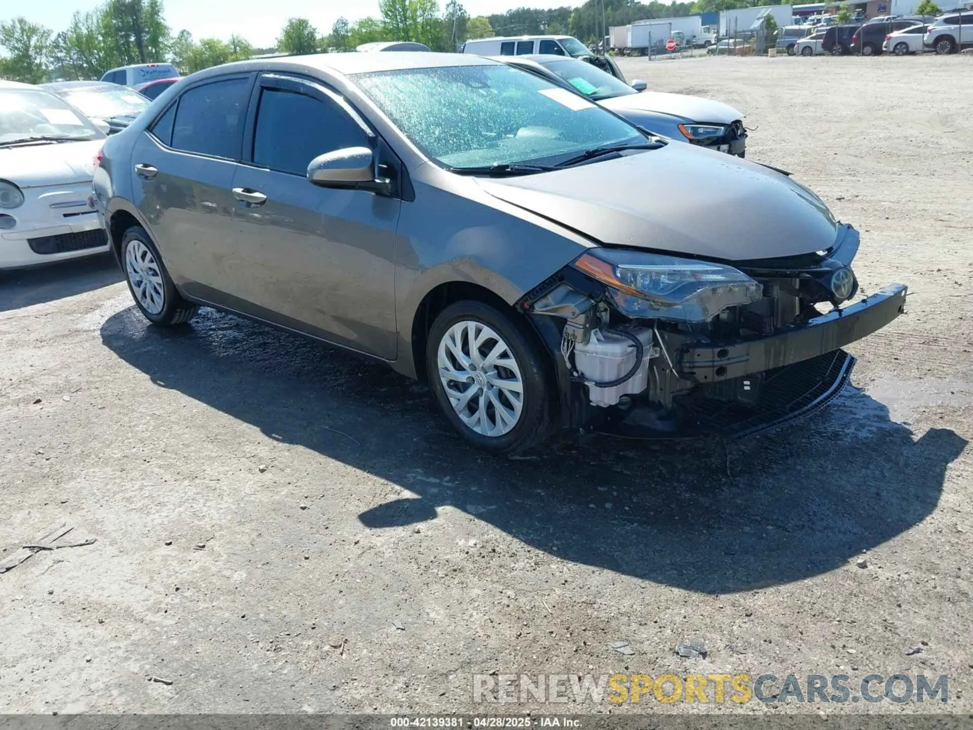 1 Photograph of a damaged car 2T1BURHE2KC150721 TOYOTA COROLLA 2019
