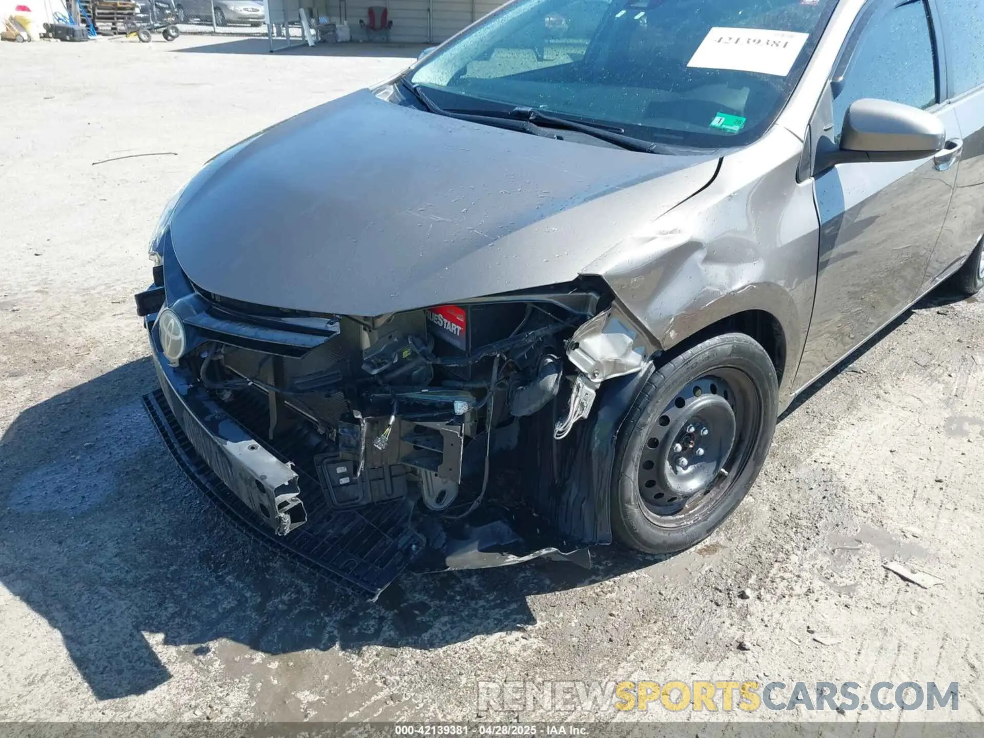 6 Photograph of a damaged car 2T1BURHE2KC150721 TOYOTA COROLLA 2019