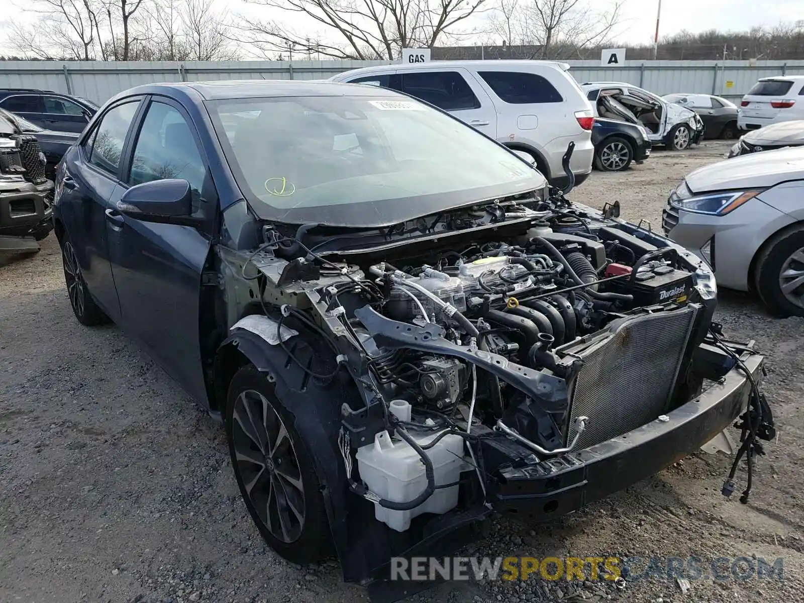 1 Photograph of a damaged car 2T1BURHE2KC153540 TOYOTA COROLLA 2019