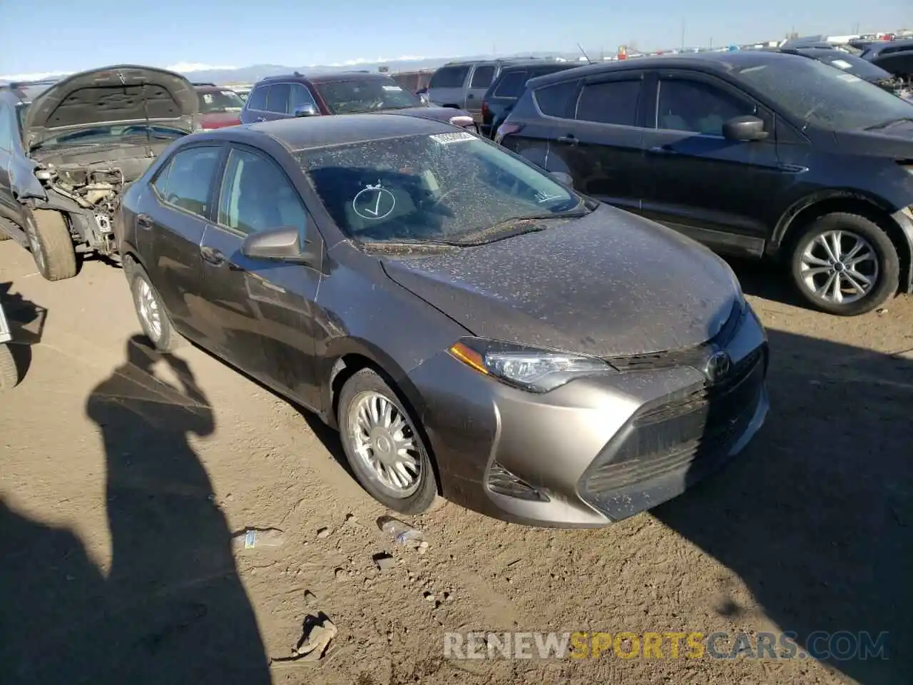 1 Photograph of a damaged car 2T1BURHE2KC153960 TOYOTA COROLLA 2019