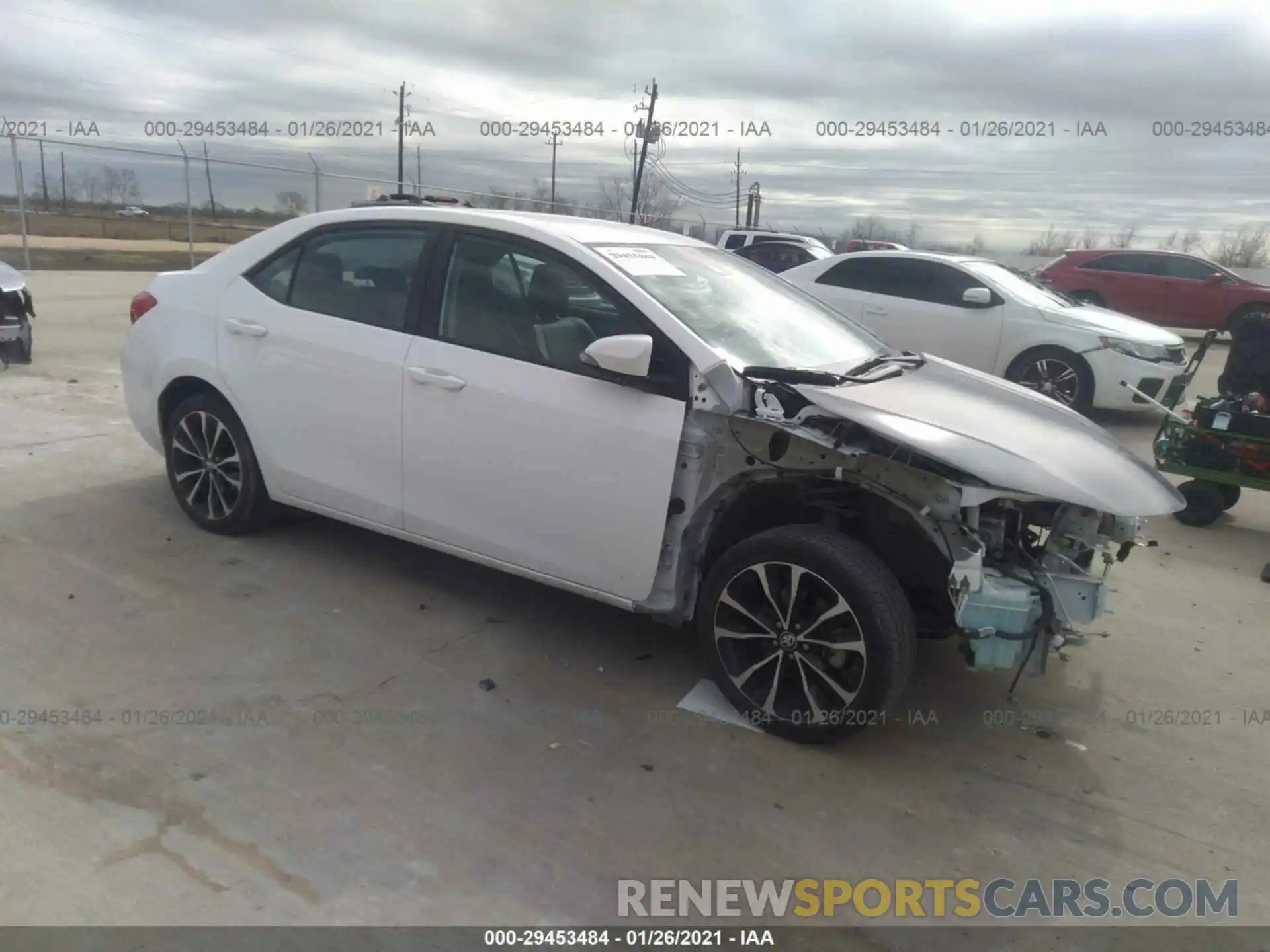 1 Photograph of a damaged car 2T1BURHE2KC154638 TOYOTA COROLLA 2019