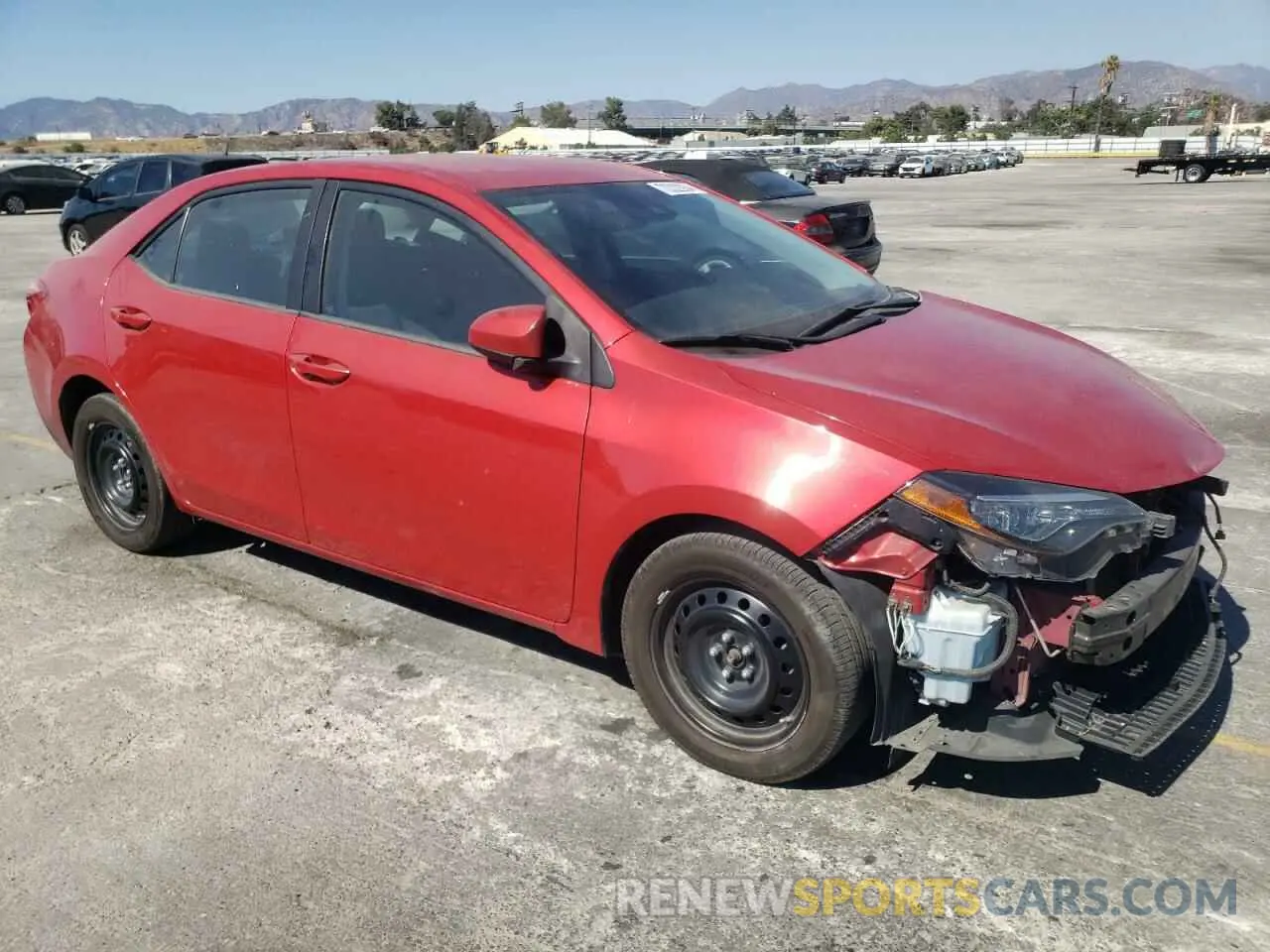 4 Photograph of a damaged car 2T1BURHE2KC157958 TOYOTA COROLLA 2019
