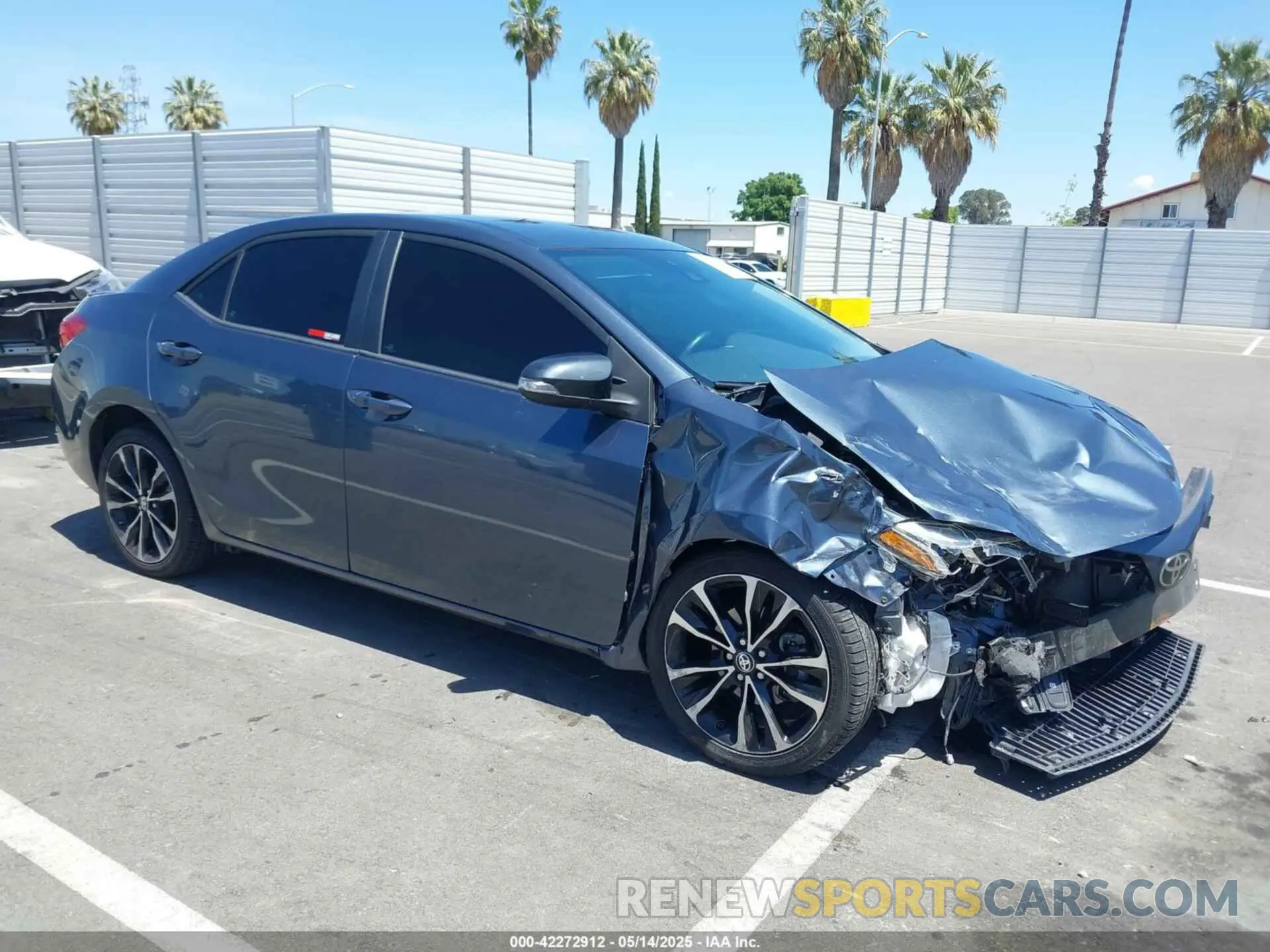 1 Photograph of a damaged car 2T1BURHE2KC171309 TOYOTA COROLLA 2019