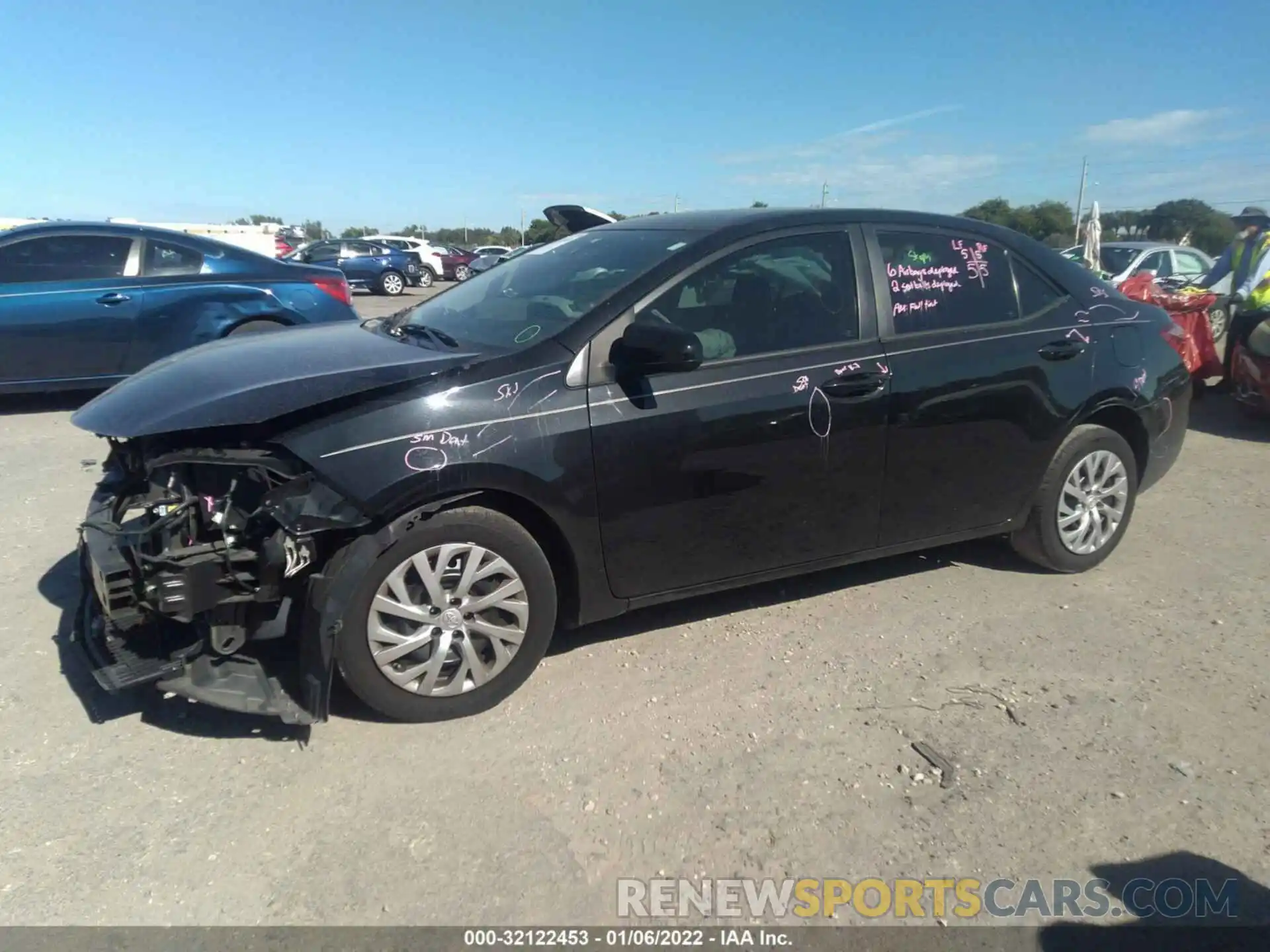 2 Photograph of a damaged car 2T1BURHE2KC172069 TOYOTA COROLLA 2019