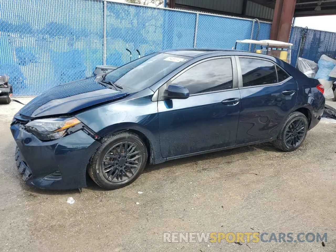 1 Photograph of a damaged car 2T1BURHE2KC174825 TOYOTA COROLLA 2019