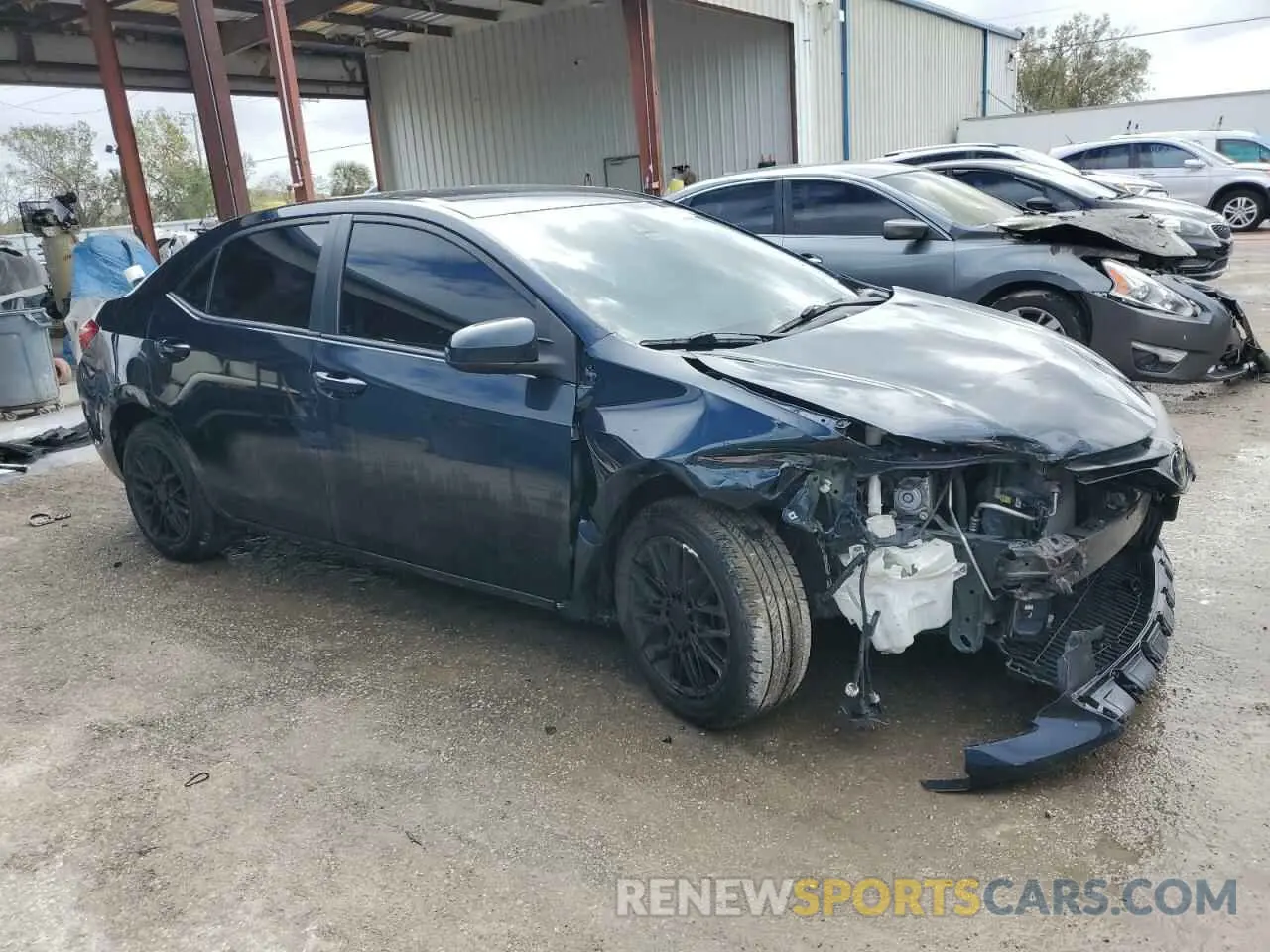 4 Photograph of a damaged car 2T1BURHE2KC174825 TOYOTA COROLLA 2019
