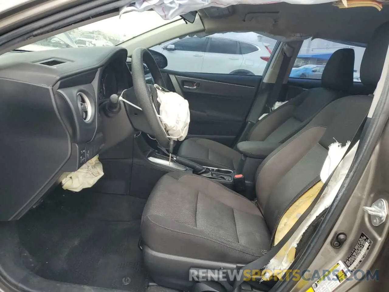 7 Photograph of a damaged car 2T1BURHE2KC180642 TOYOTA COROLLA 2019