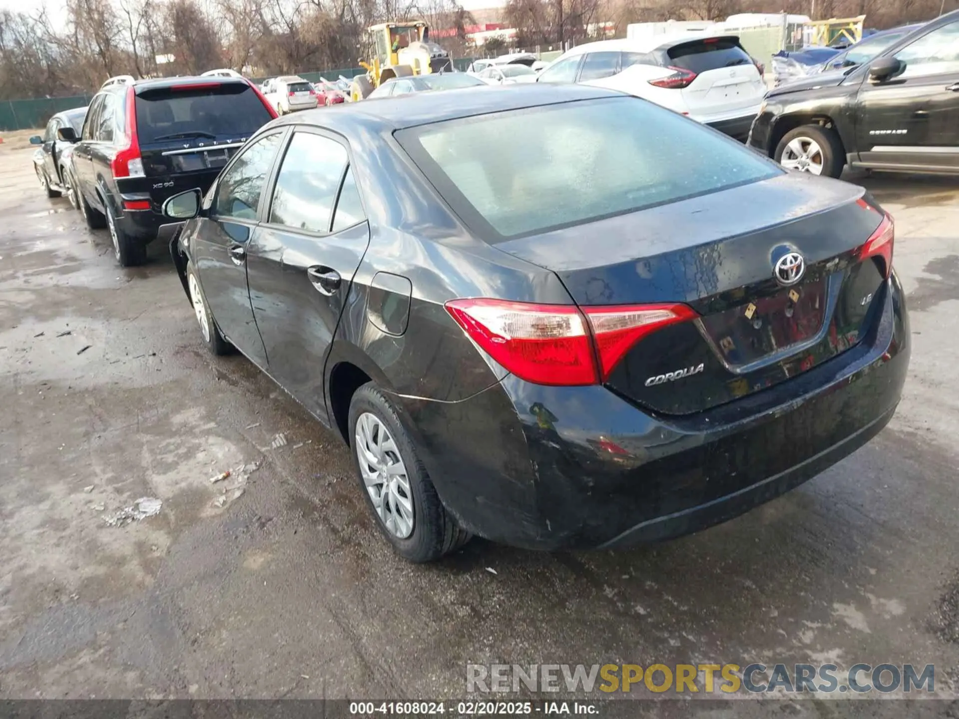 3 Photograph of a damaged car 2T1BURHE2KC191446 TOYOTA COROLLA 2019