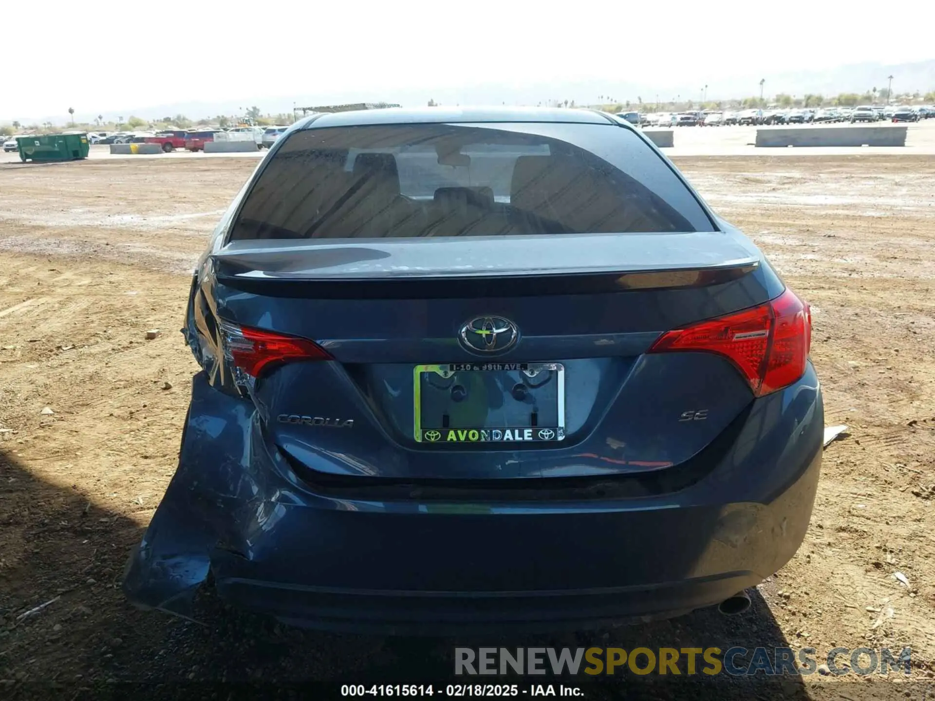 6 Photograph of a damaged car 2T1BURHE2KC194248 TOYOTA COROLLA 2019