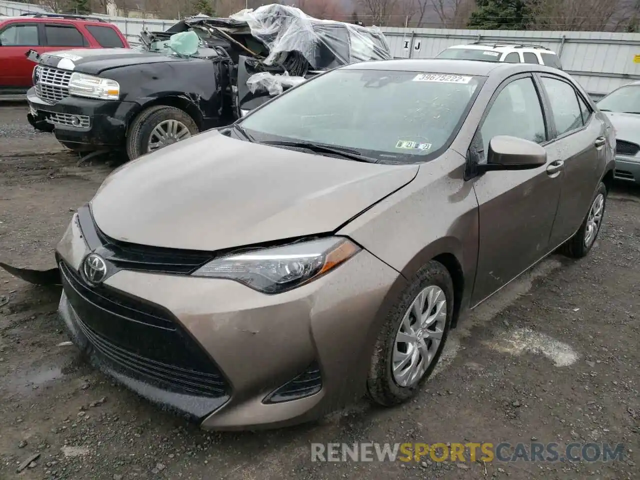 2 Photograph of a damaged car 2T1BURHE2KC196789 TOYOTA COROLLA 2019