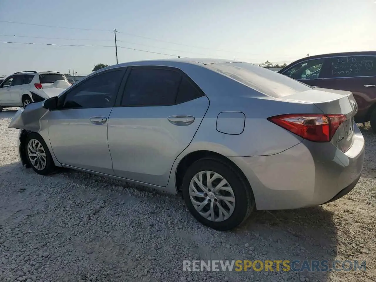 2 Photograph of a damaged car 2T1BURHE2KC202848 TOYOTA COROLLA 2019