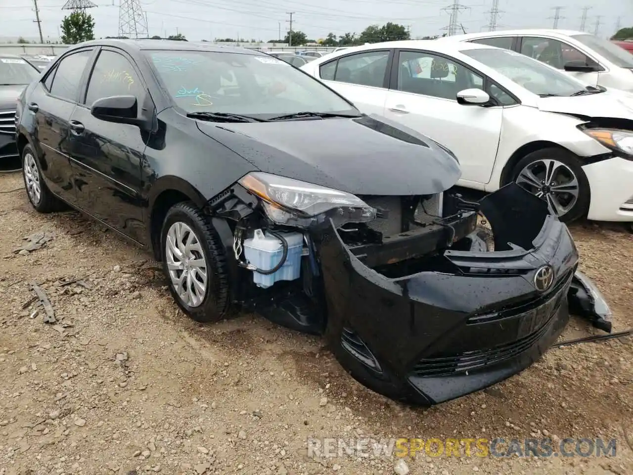 1 Photograph of a damaged car 2T1BURHE2KC204471 TOYOTA COROLLA 2019