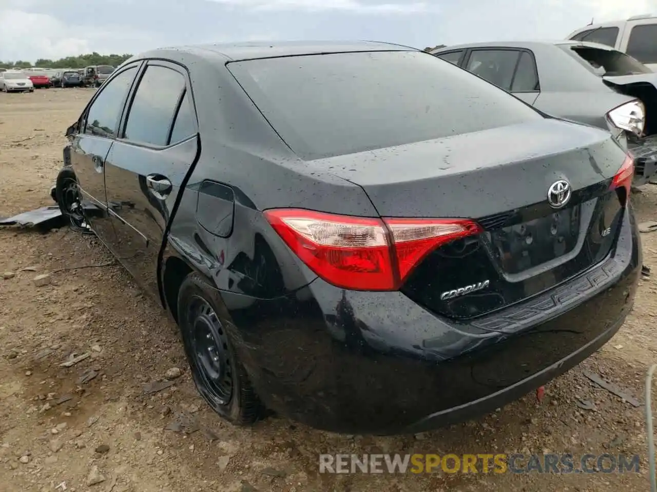 3 Photograph of a damaged car 2T1BURHE2KC204471 TOYOTA COROLLA 2019