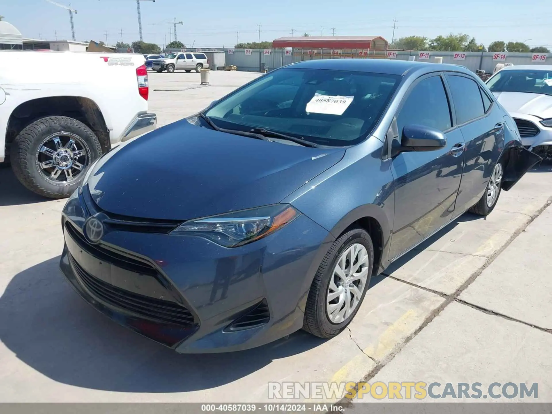 2 Photograph of a damaged car 2T1BURHE2KC206690 TOYOTA COROLLA 2019