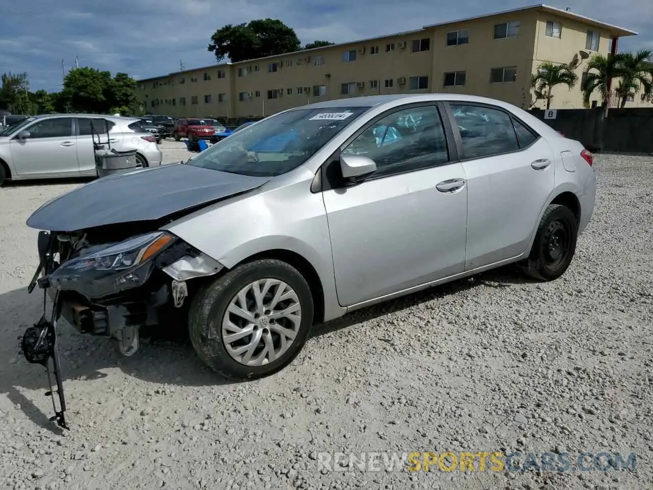 1 Photograph of a damaged car 2T1BURHE2KC207144 TOYOTA COROLLA 2019