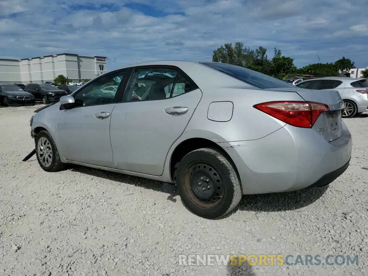 2 Photograph of a damaged car 2T1BURHE2KC207144 TOYOTA COROLLA 2019