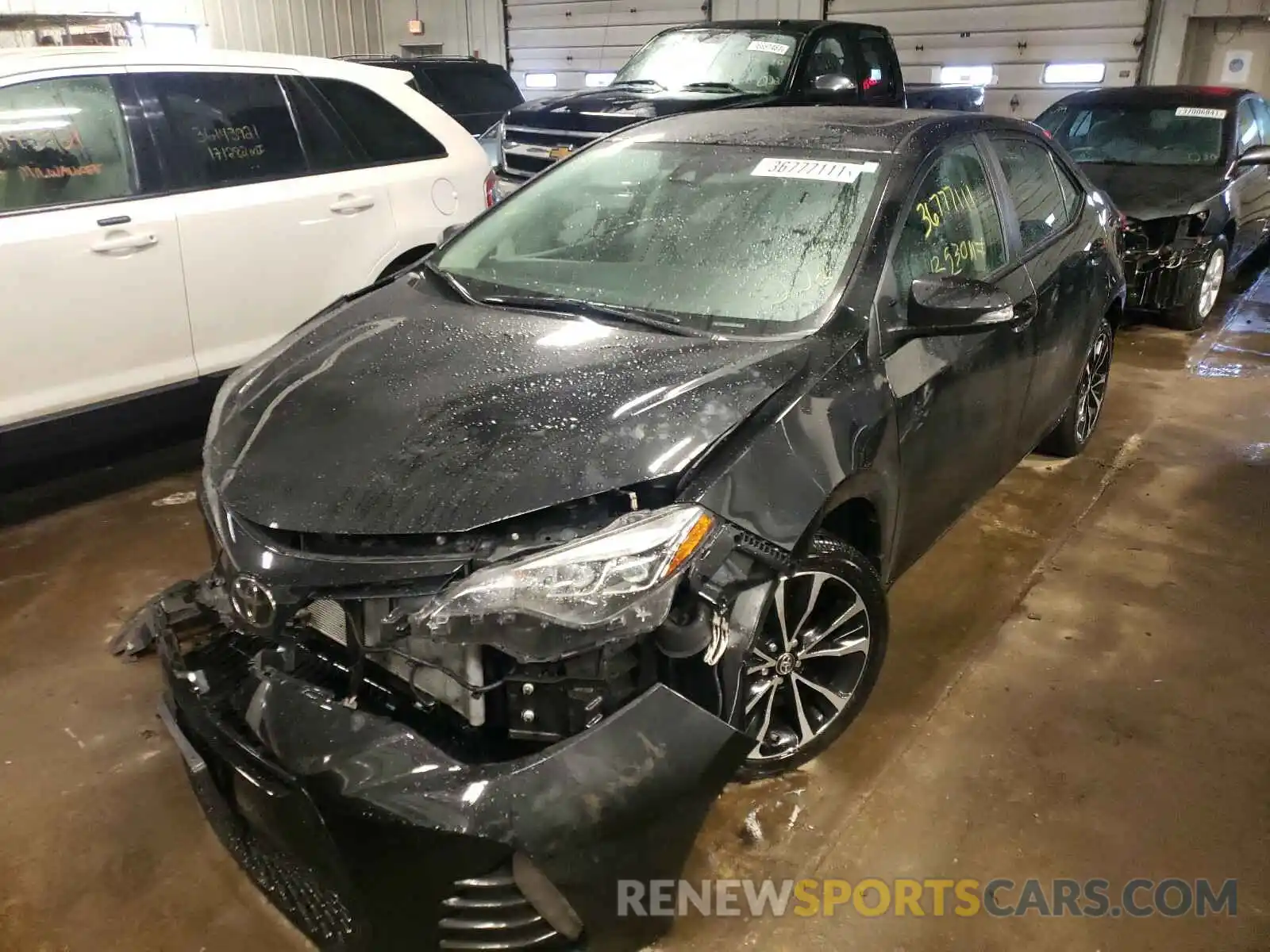 2 Photograph of a damaged car 2T1BURHE2KC207340 TOYOTA COROLLA 2019