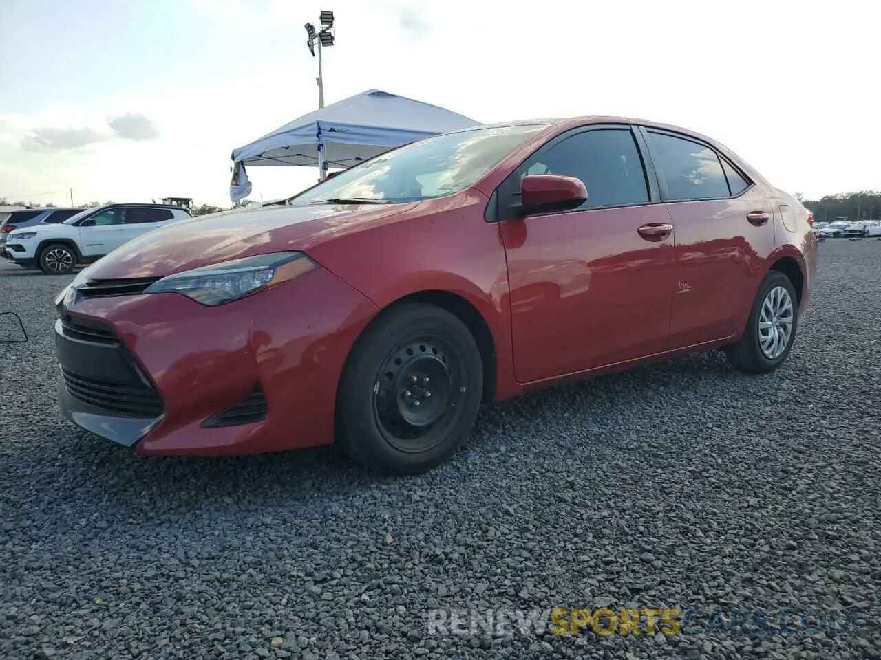 1 Photograph of a damaged car 2T1BURHE2KC209220 TOYOTA COROLLA 2019