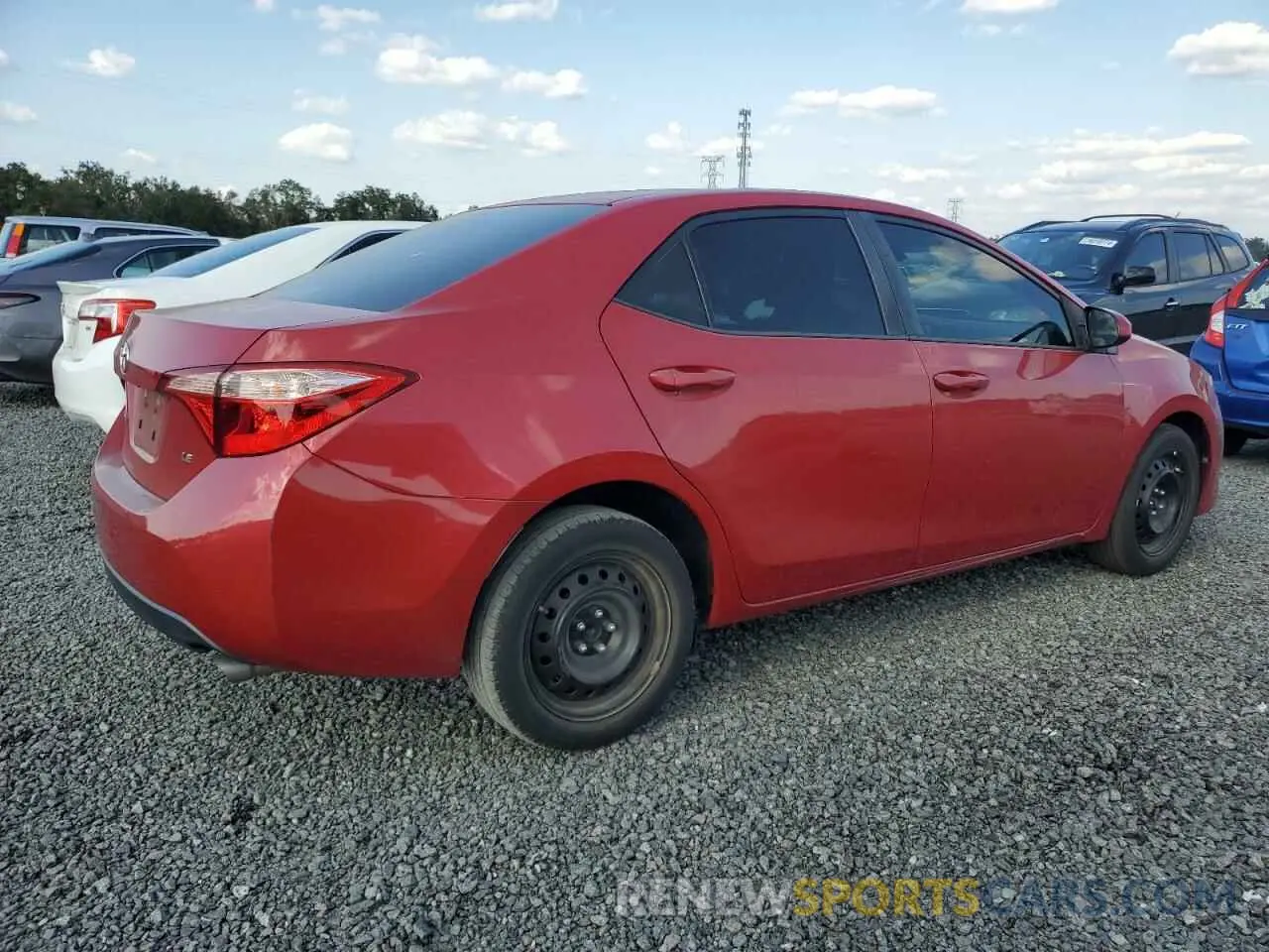 3 Photograph of a damaged car 2T1BURHE2KC209220 TOYOTA COROLLA 2019