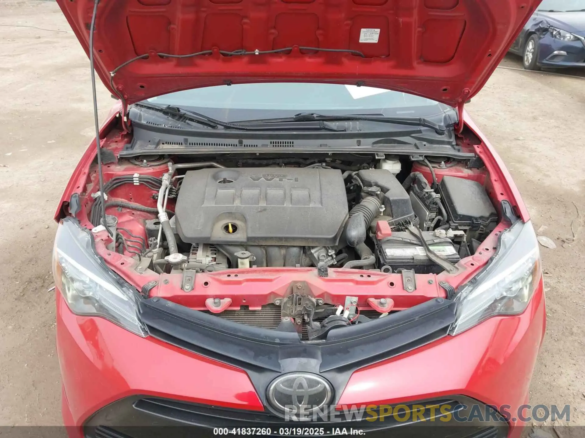 10 Photograph of a damaged car 2T1BURHE2KC214241 TOYOTA COROLLA 2019
