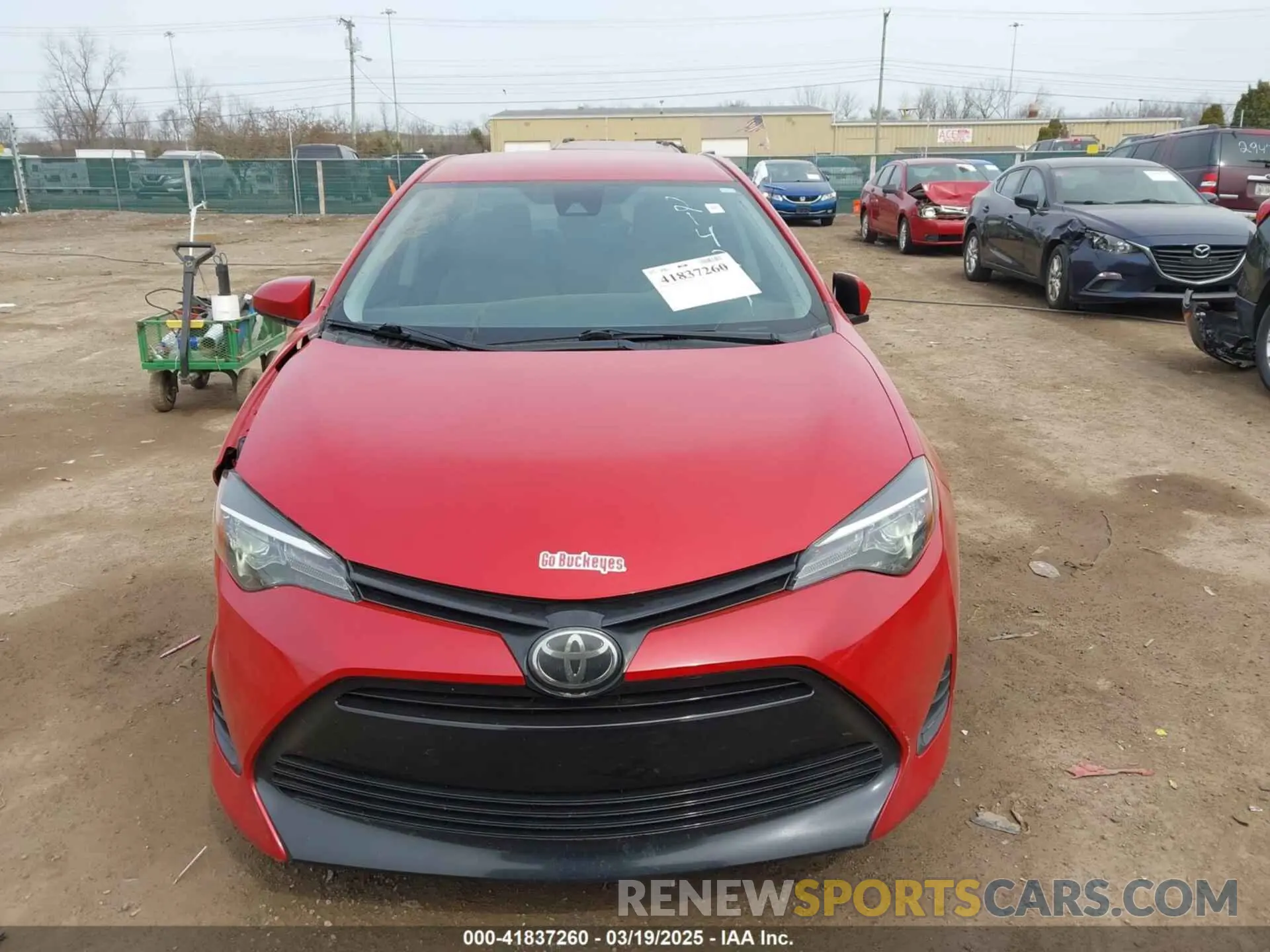 12 Photograph of a damaged car 2T1BURHE2KC214241 TOYOTA COROLLA 2019