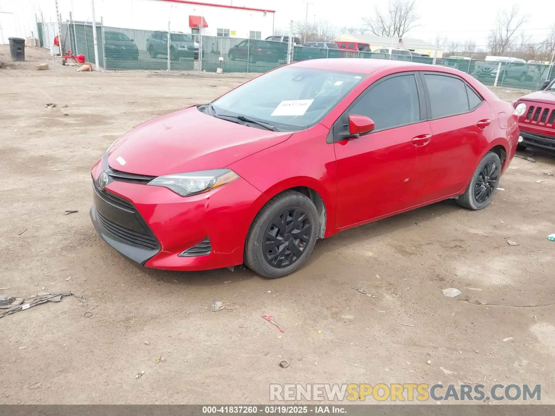 2 Photograph of a damaged car 2T1BURHE2KC214241 TOYOTA COROLLA 2019