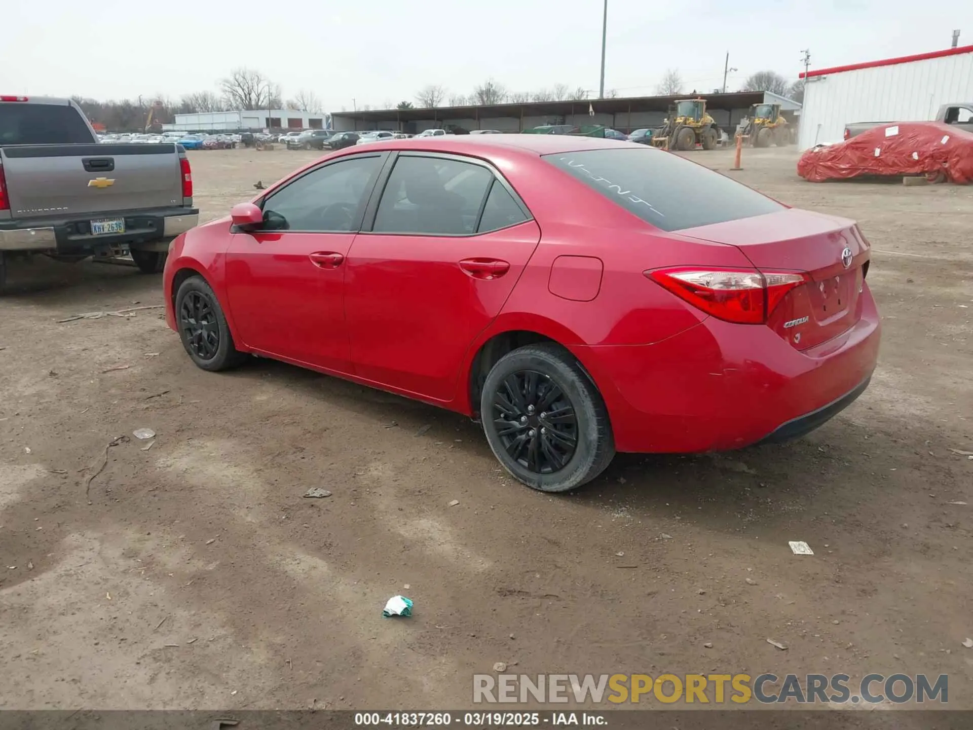 3 Photograph of a damaged car 2T1BURHE2KC214241 TOYOTA COROLLA 2019