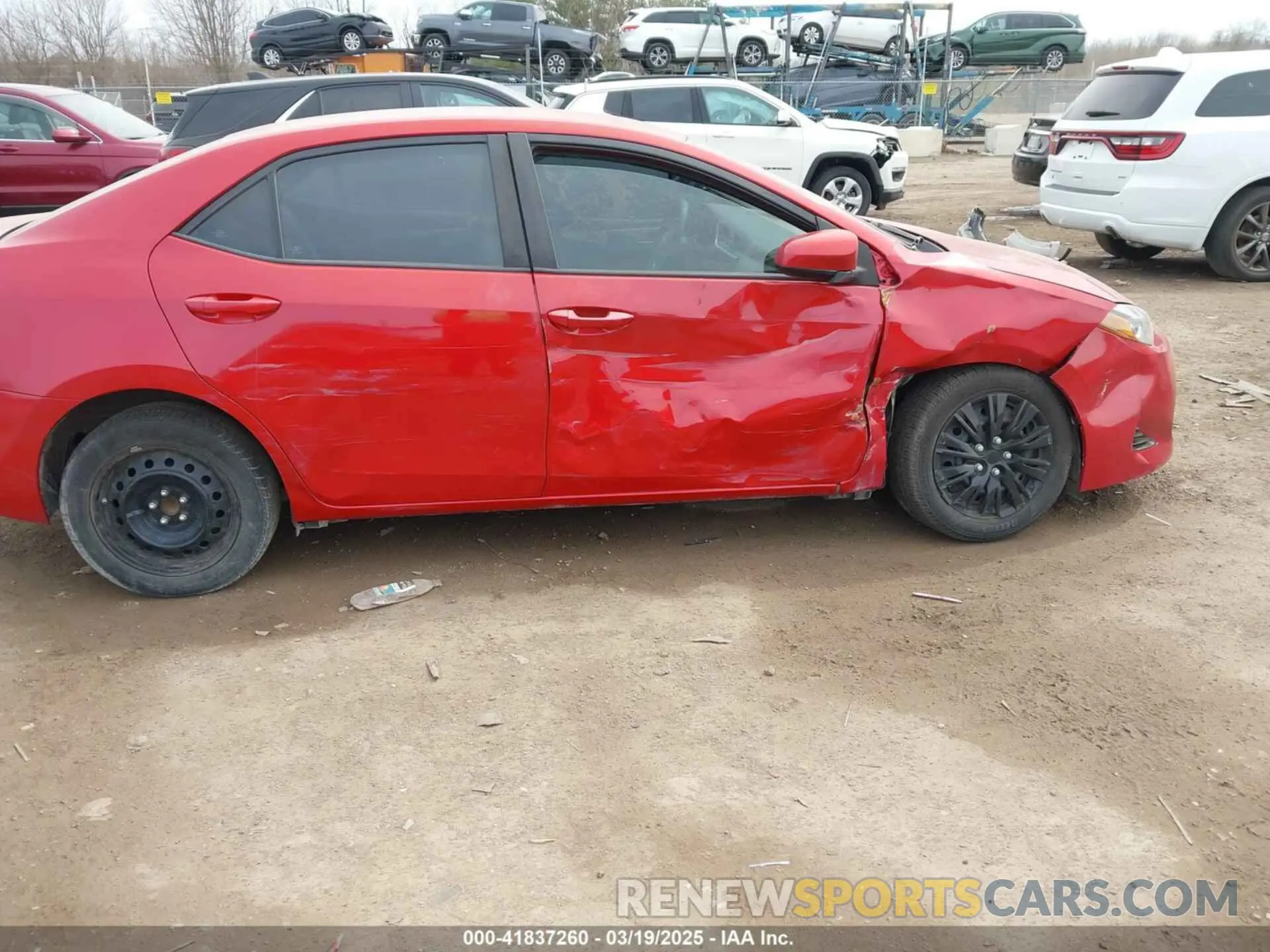 6 Photograph of a damaged car 2T1BURHE2KC214241 TOYOTA COROLLA 2019