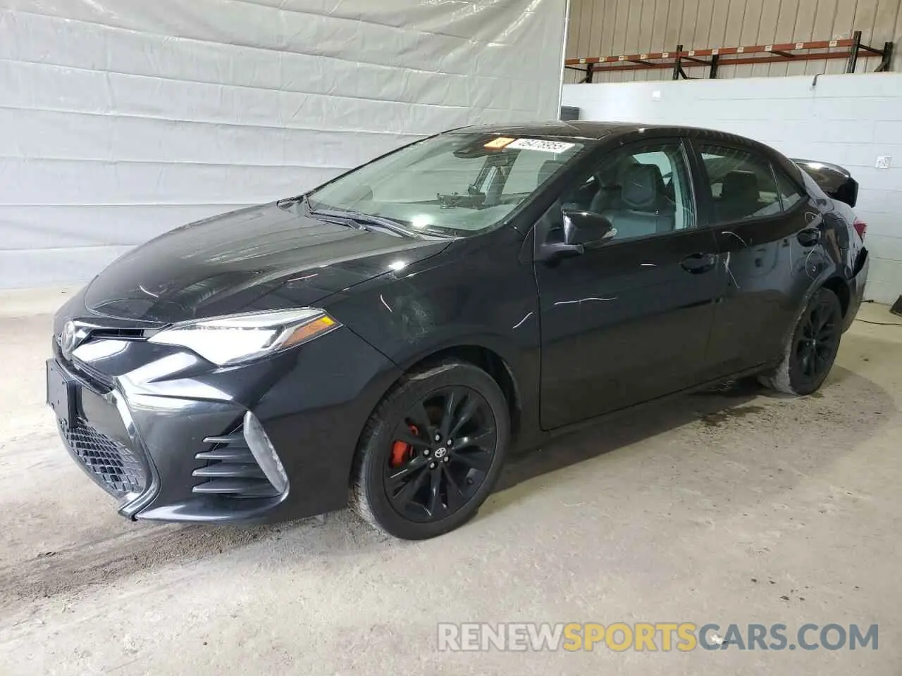 1 Photograph of a damaged car 2T1BURHE2KC215308 TOYOTA COROLLA 2019