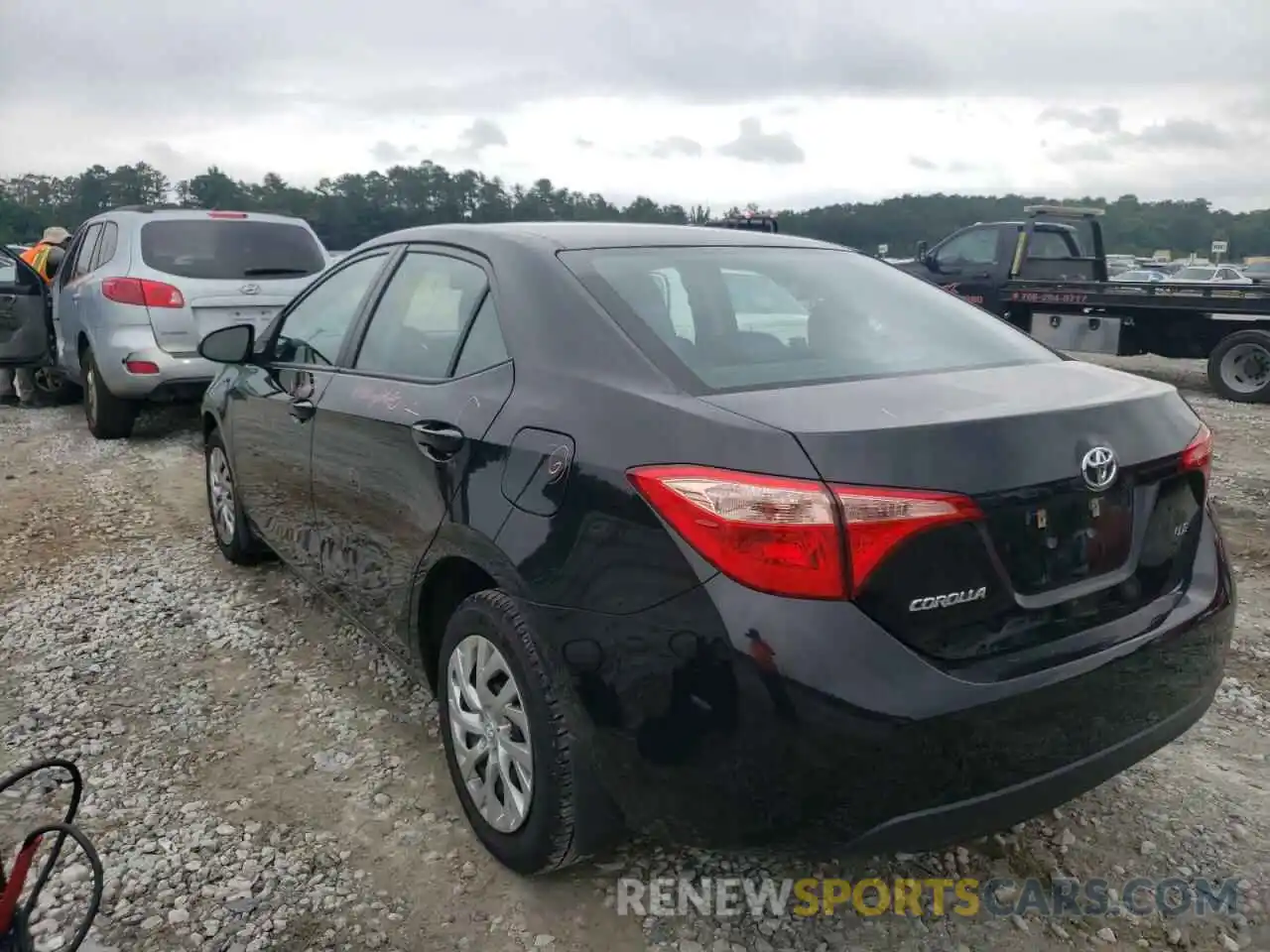 3 Photograph of a damaged car 2T1BURHE2KC217012 TOYOTA COROLLA 2019