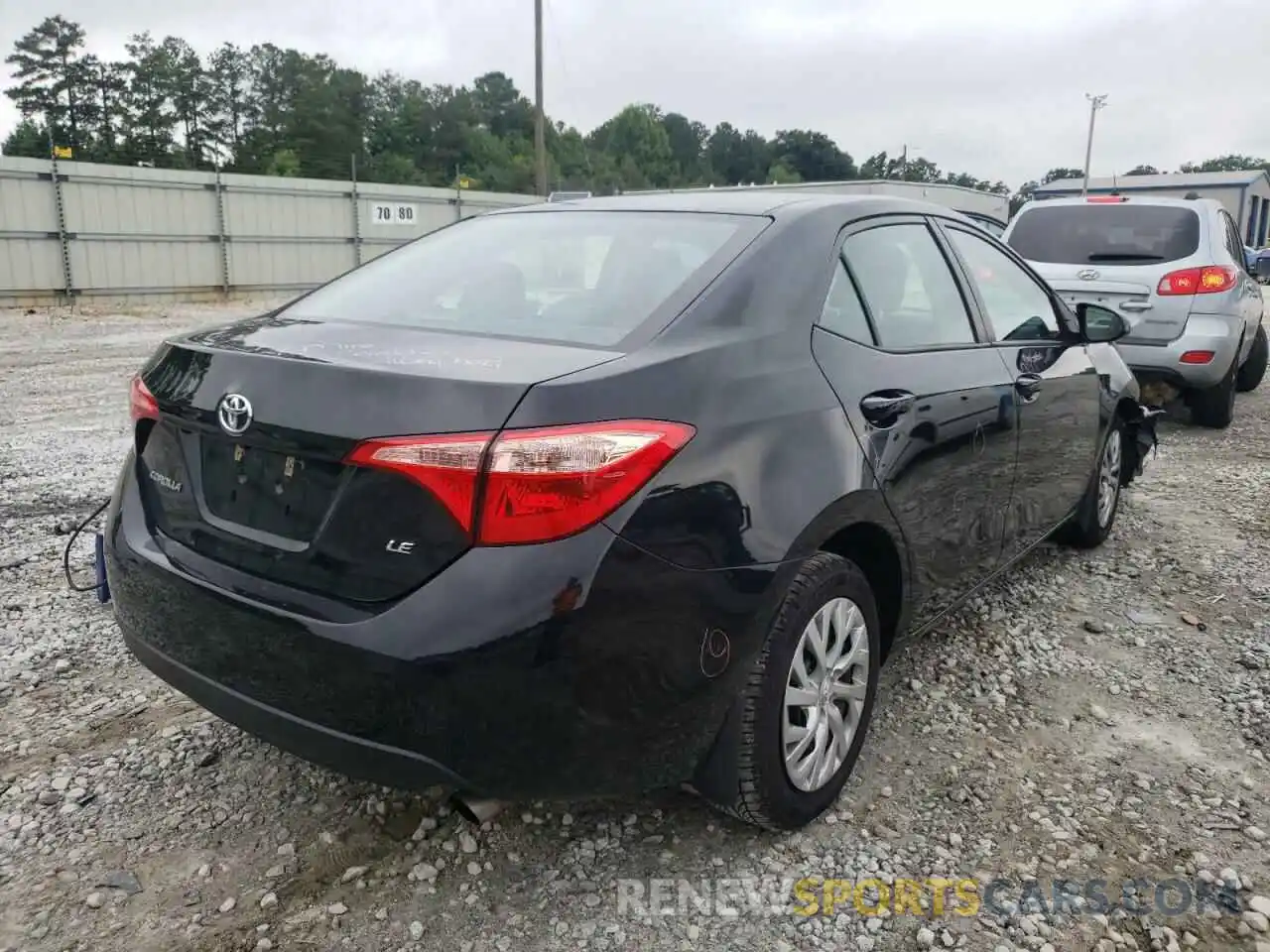 4 Photograph of a damaged car 2T1BURHE2KC217012 TOYOTA COROLLA 2019