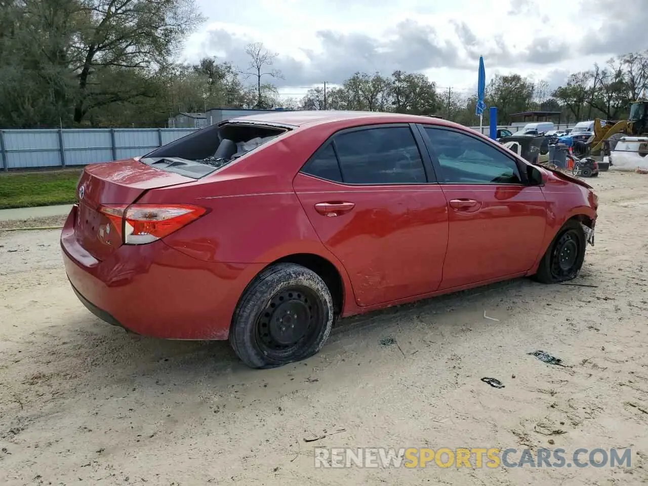 3 Photograph of a damaged car 2T1BURHE2KC217124 TOYOTA COROLLA 2019